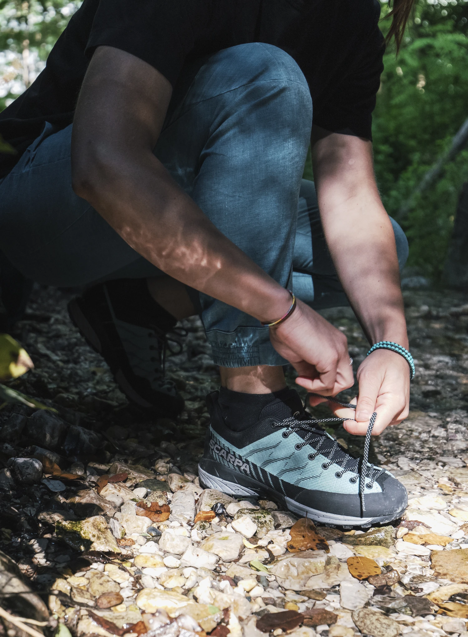 Ženske pristupne cipele Scarpa Mescalito Planet - jade/black