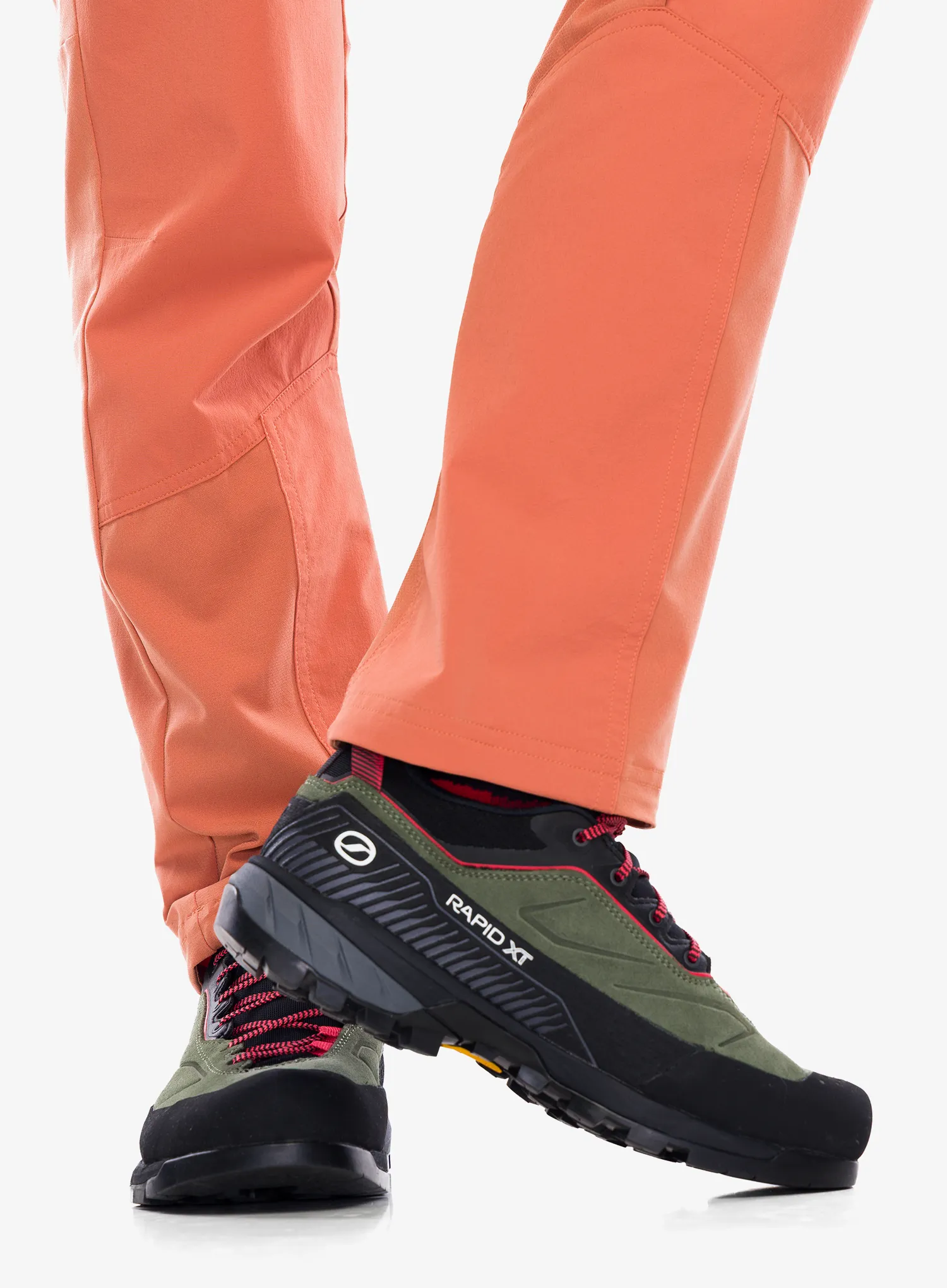 Ženske pristupne cipele Scarpa Rapid XT GTX - birch/coral