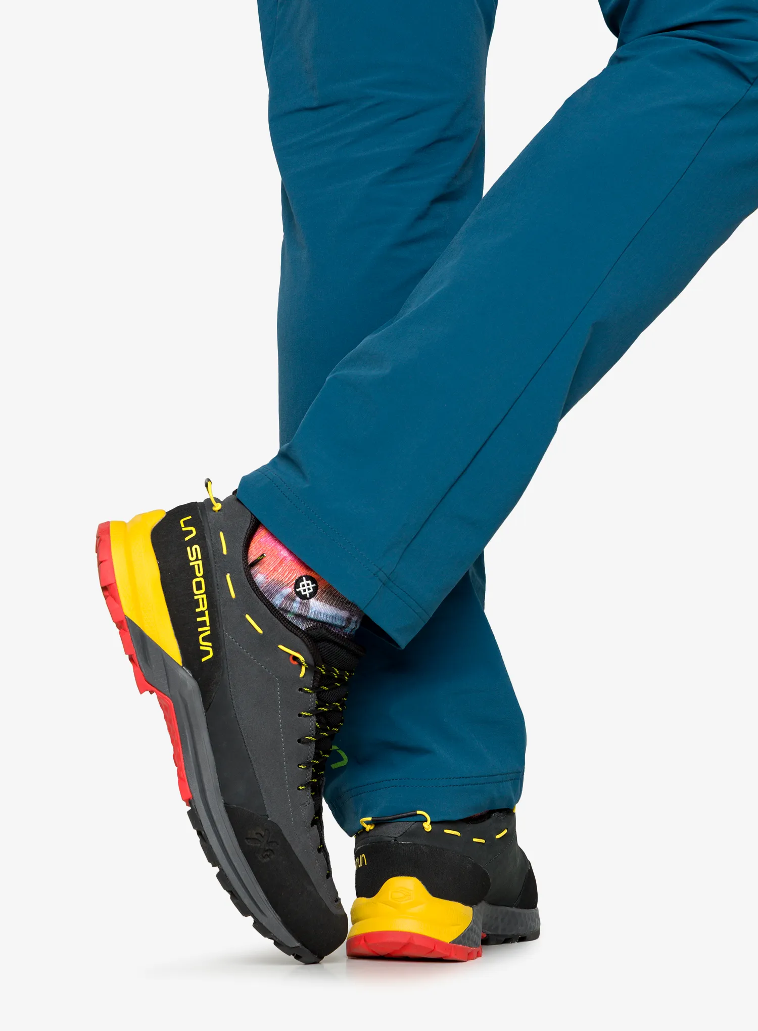 Pristupne cipele La Sportiva Tx Guide Leather - carbon/yellow