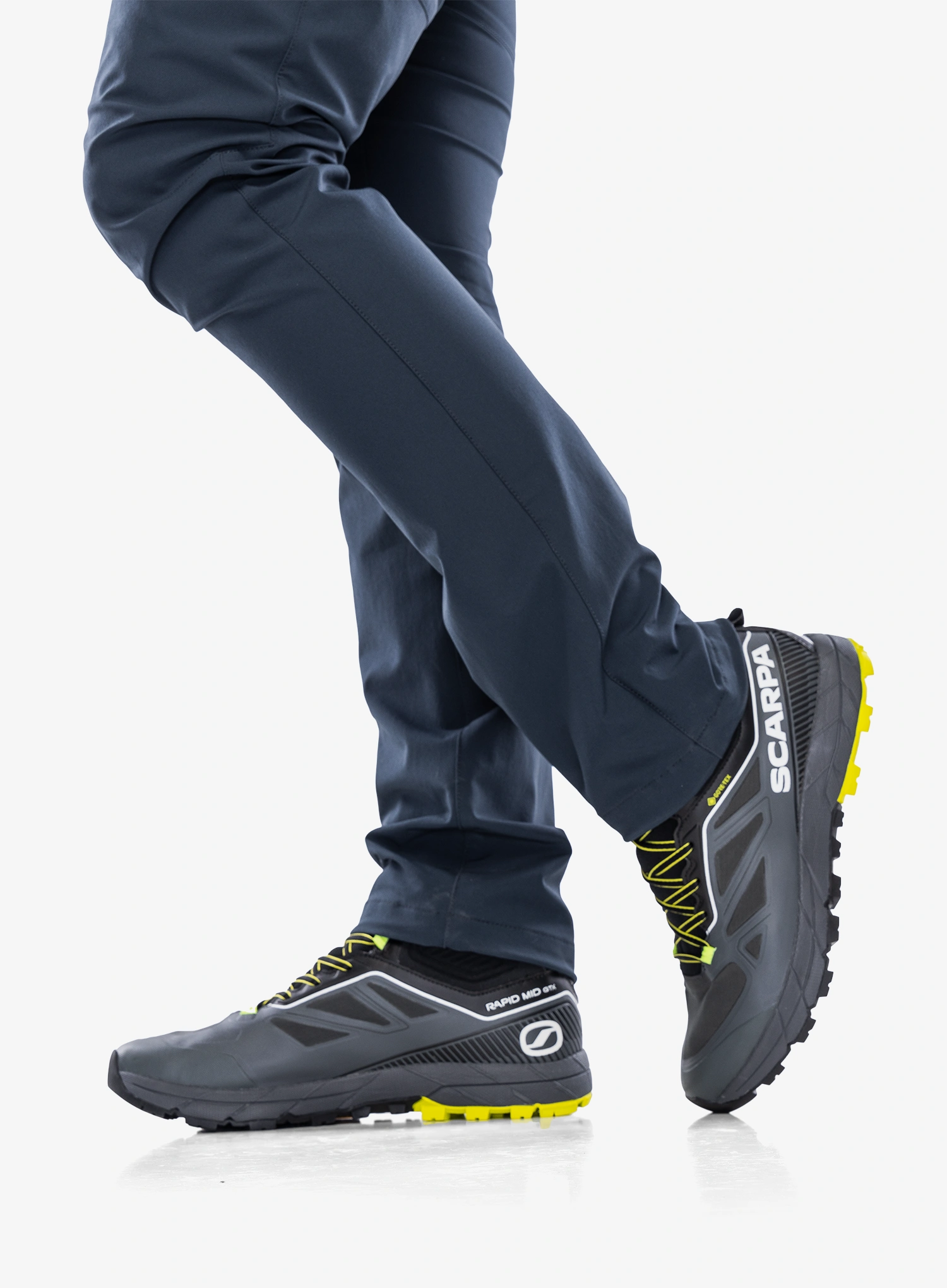 Pristupne cipele Scarpa Rapid Mid GTX - anthracite/acid lime/acid lime