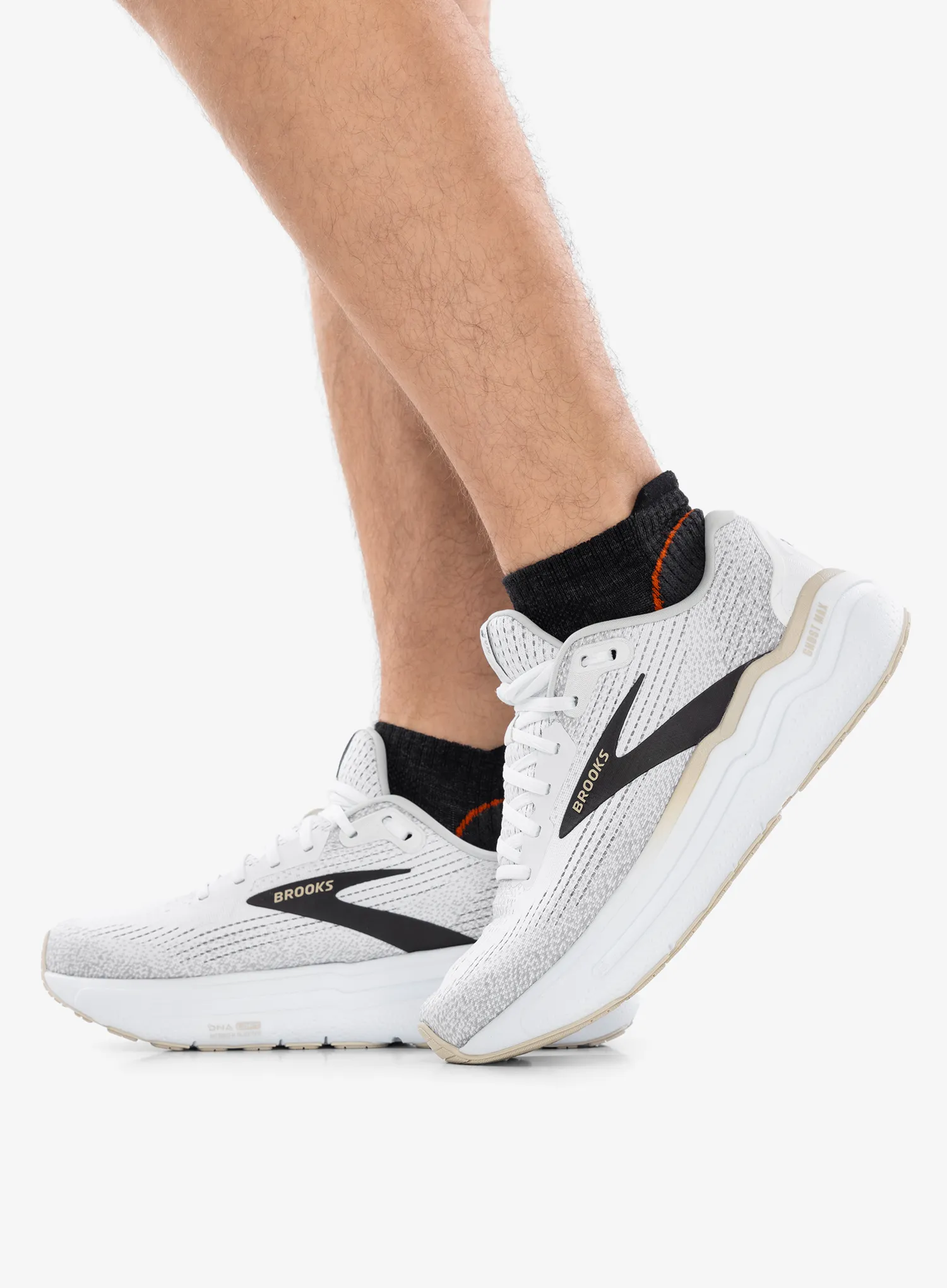 Tenisice za trail trčanje Brooks Ghost Max 2 - white/pelican/oyster