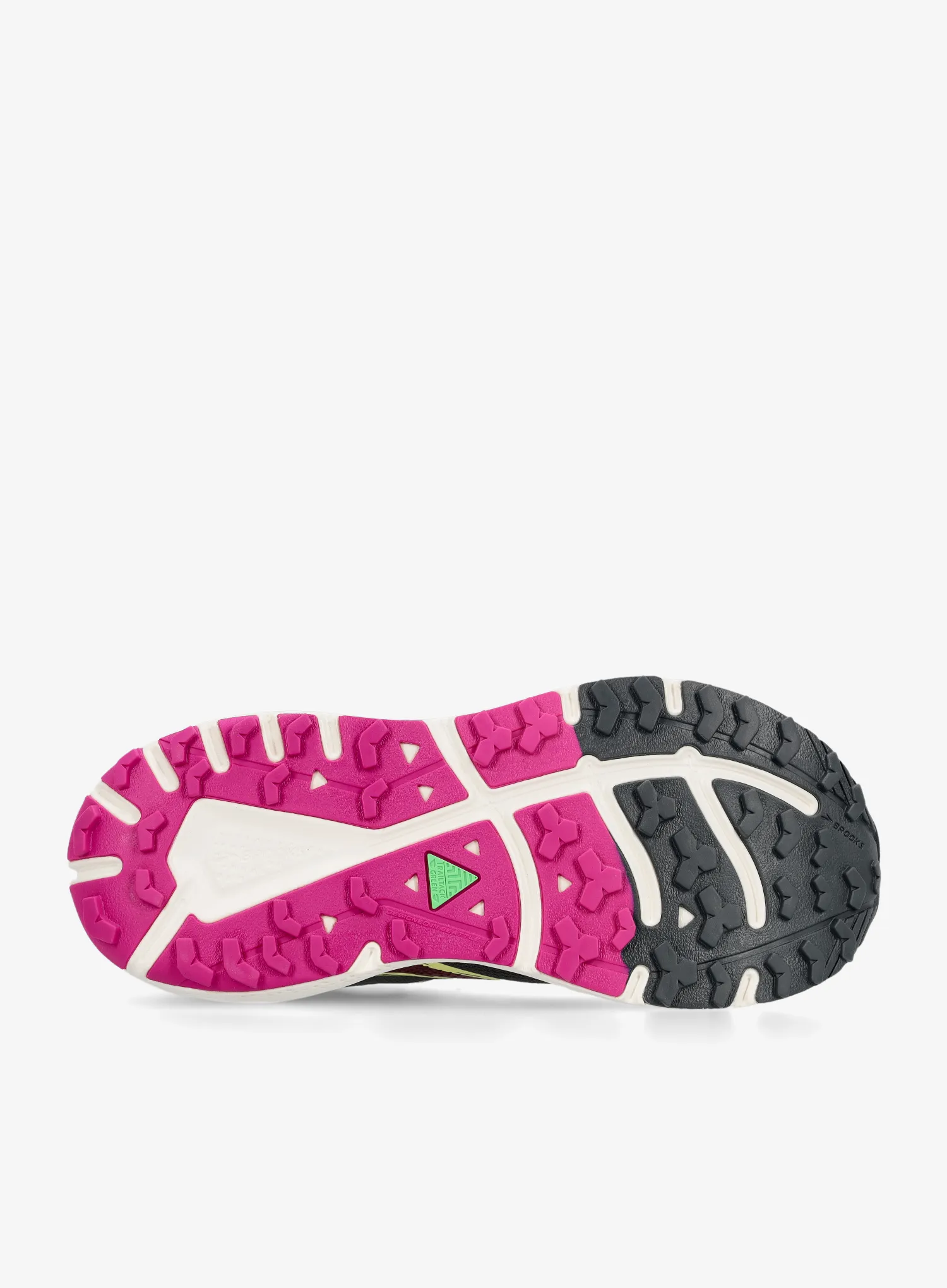 Ženske trail tenisice Brooks Divide 6 - ebony/fuchsia/lime