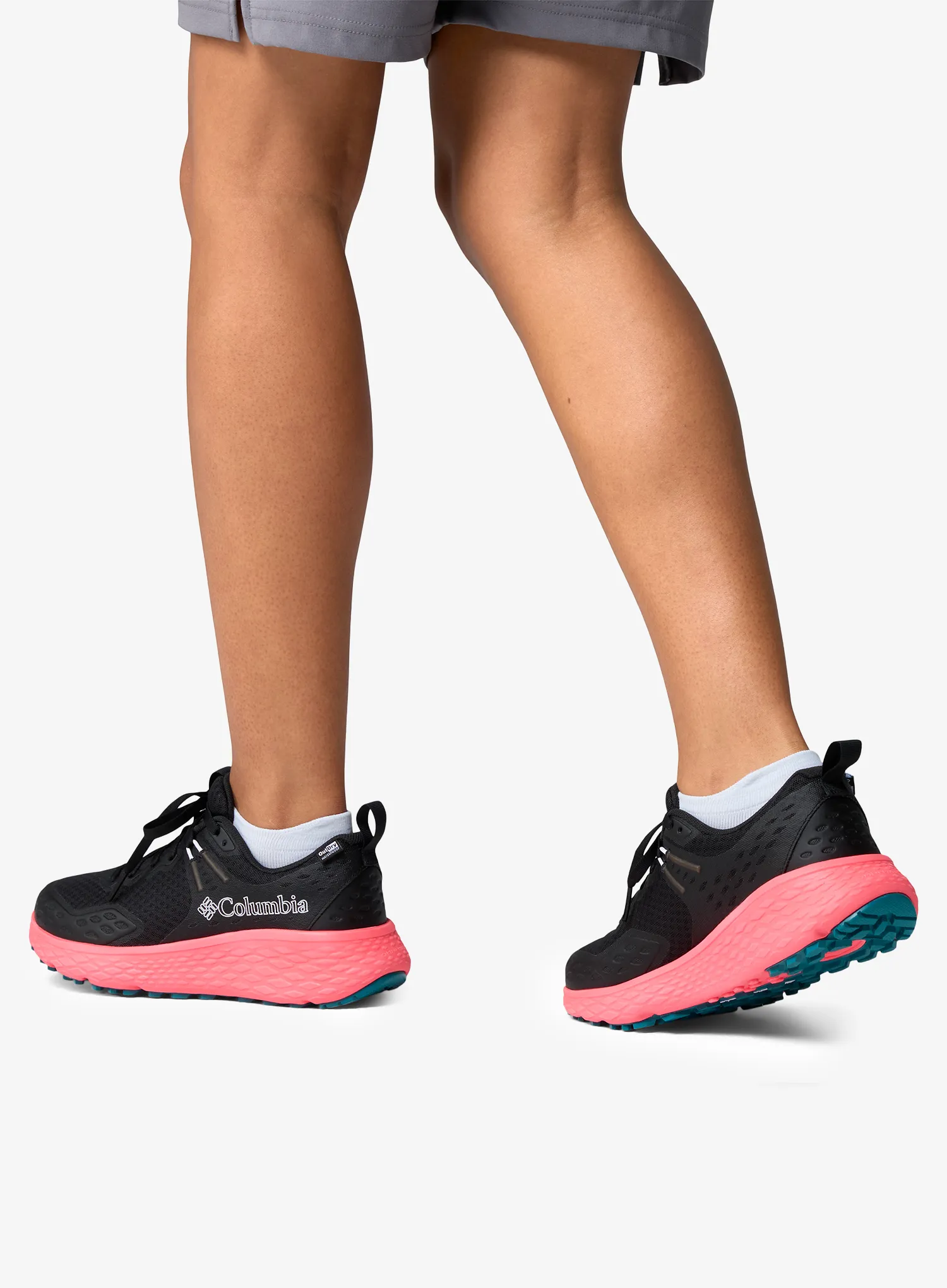 Ženske trail tenisice Columbia Konos TRS Outdry - black/neon sunrise