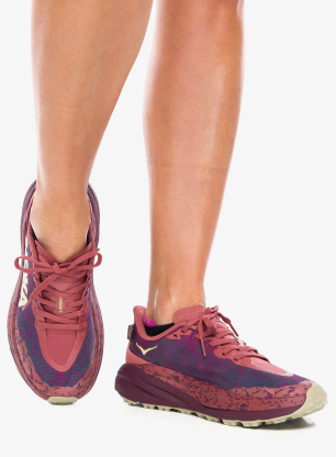 Ženske trail tenisice Hoka Speedgoat 6 - rouge/black cherry