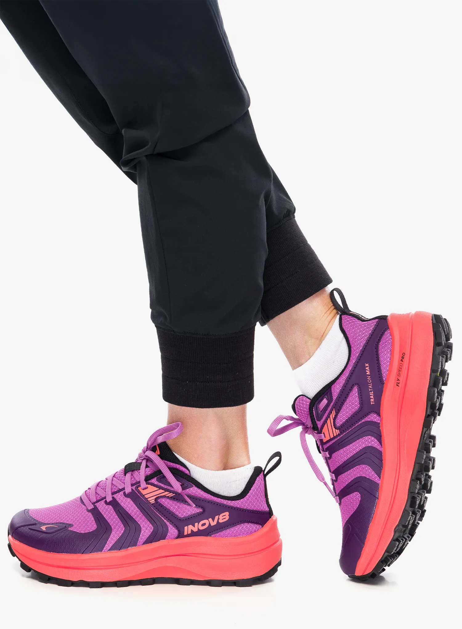 Ženske trail tenisice Inov-8 TrailTalon Max - purple/coral