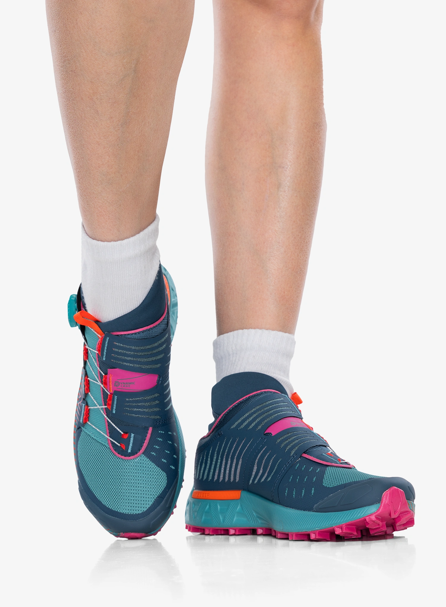 Ženske trail tenisice La Sportiva Cyclon - storm blue/cherry tomato