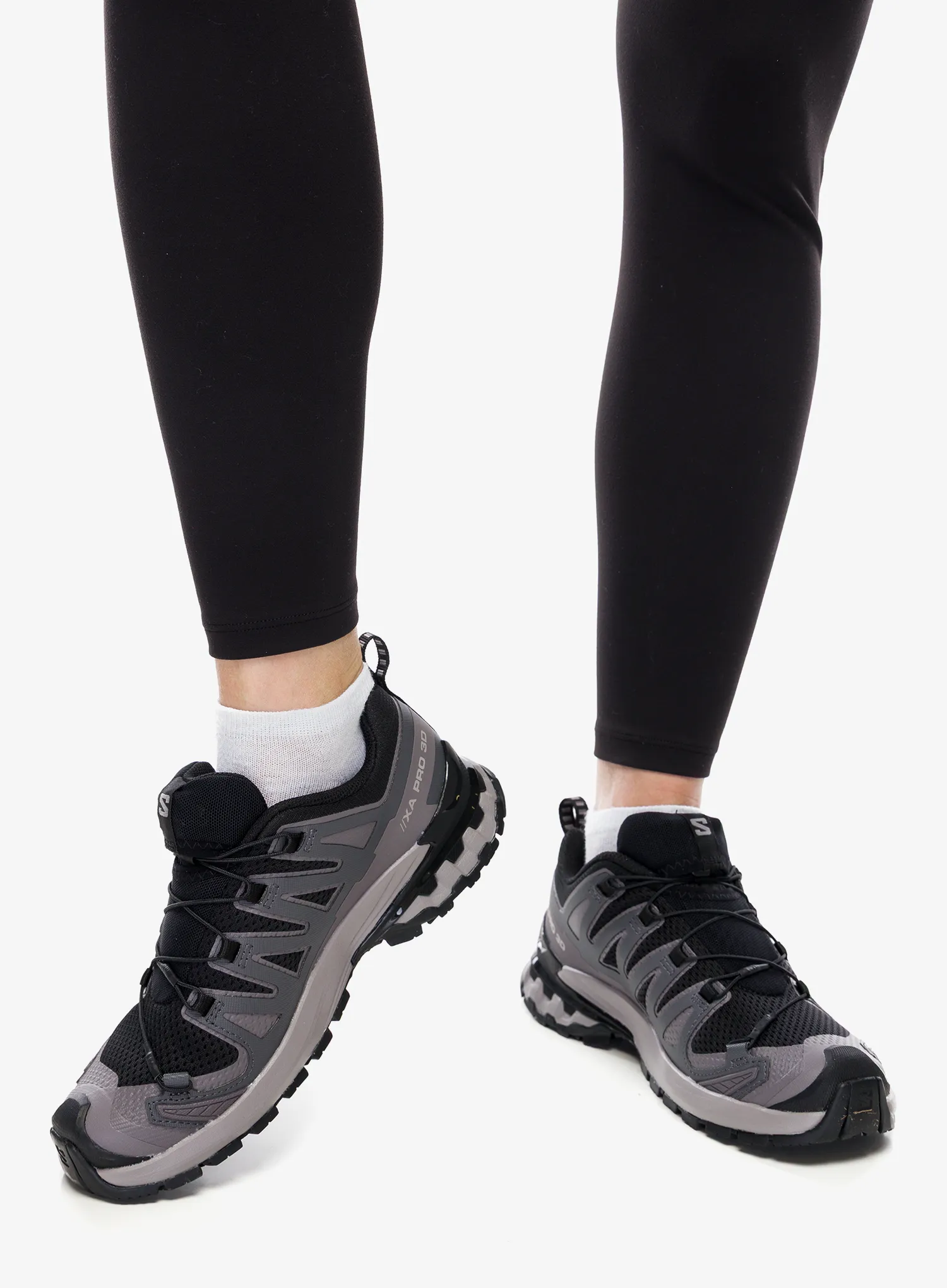 Ženske trail tenisice Salomon Xa Pro 3D V9 - black/gull/excalibur