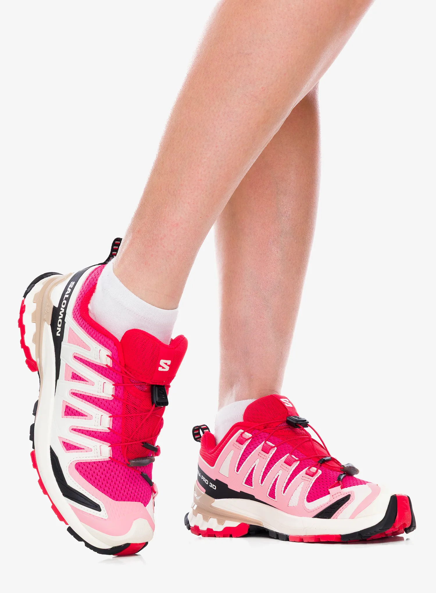 Ženske trail tenisice Salomon Xa Pro 3D V9 - rouge/vanilla/red