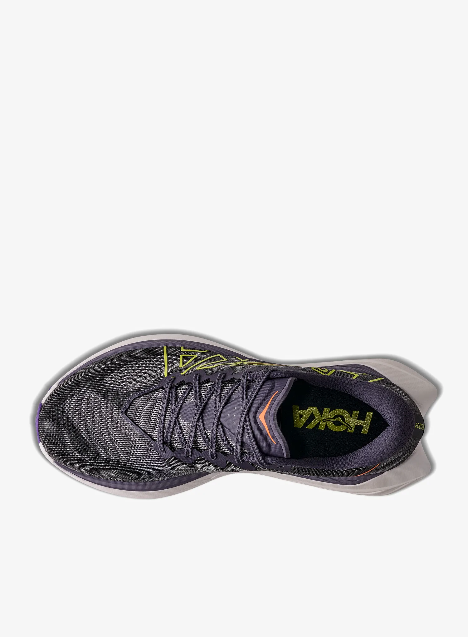 Tenisice za trail trčanje Hoka Rocket X Trail - squid ink/neon nebula