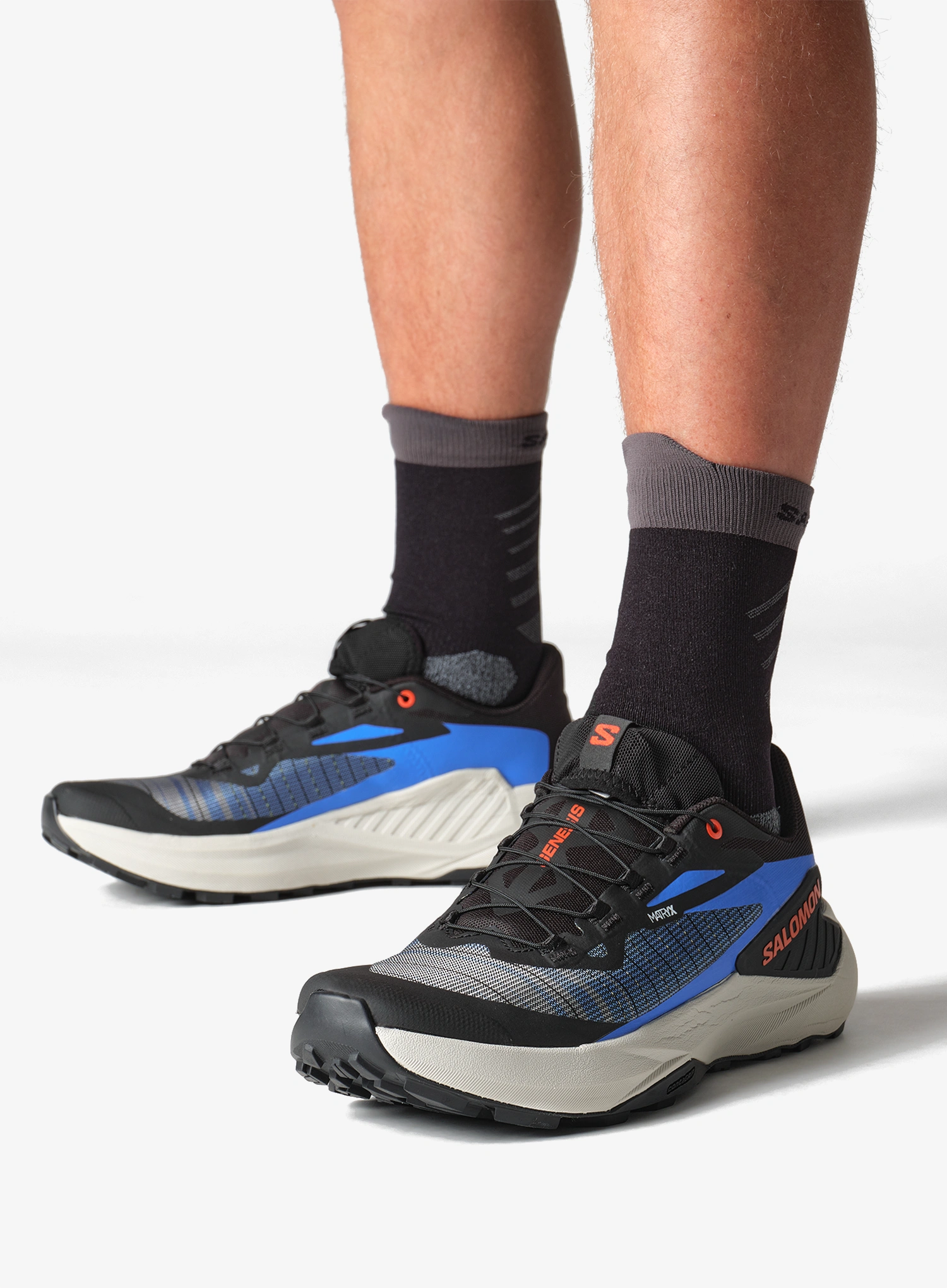 Tenisice za trail trčanje Salomon Genesis - black/french blue/chert