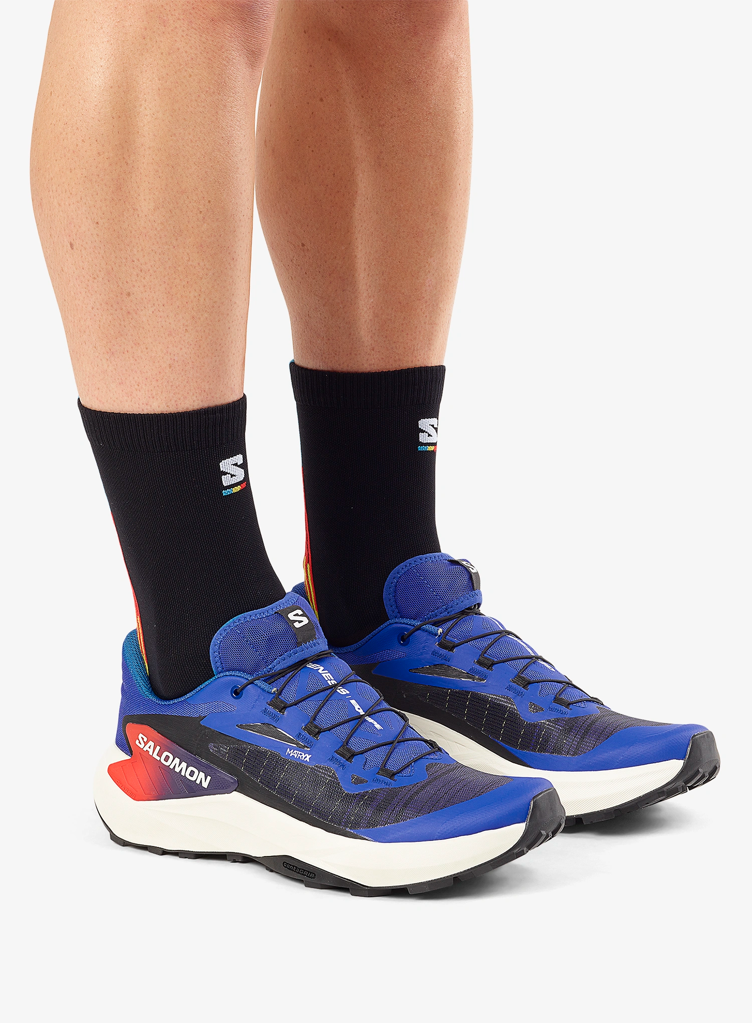 Tenisice za trail trčanje Salomon Genesis Equipe Surf - surf/red/white