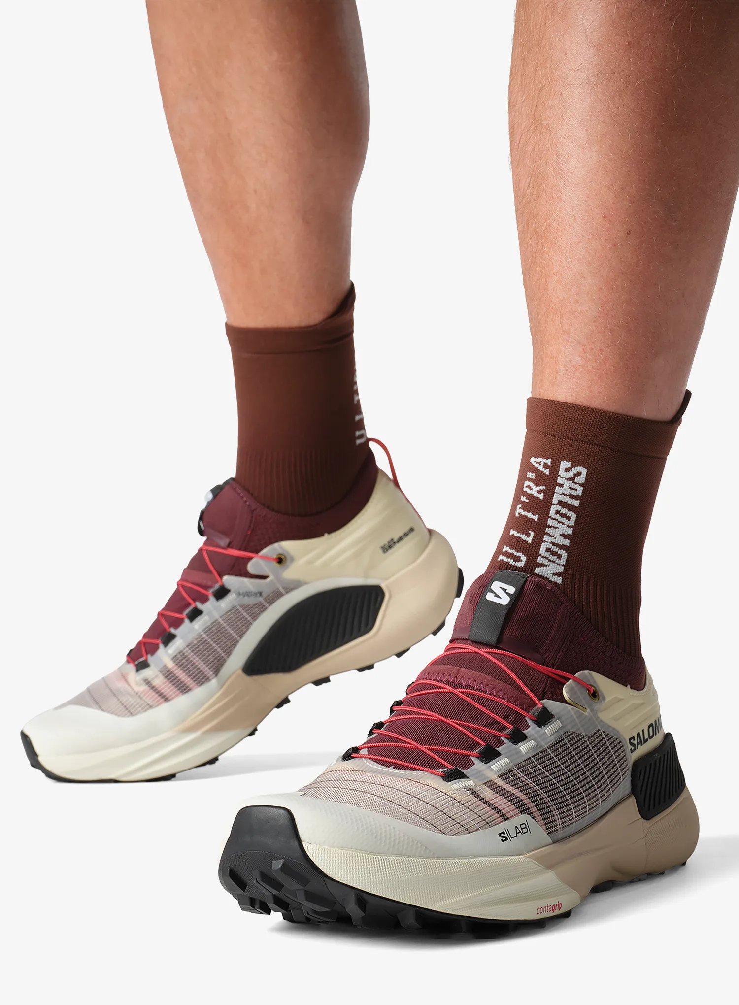 Tenisice za trail trčanje Salomon S/Lab Genesis - vanilla/chocolate/black