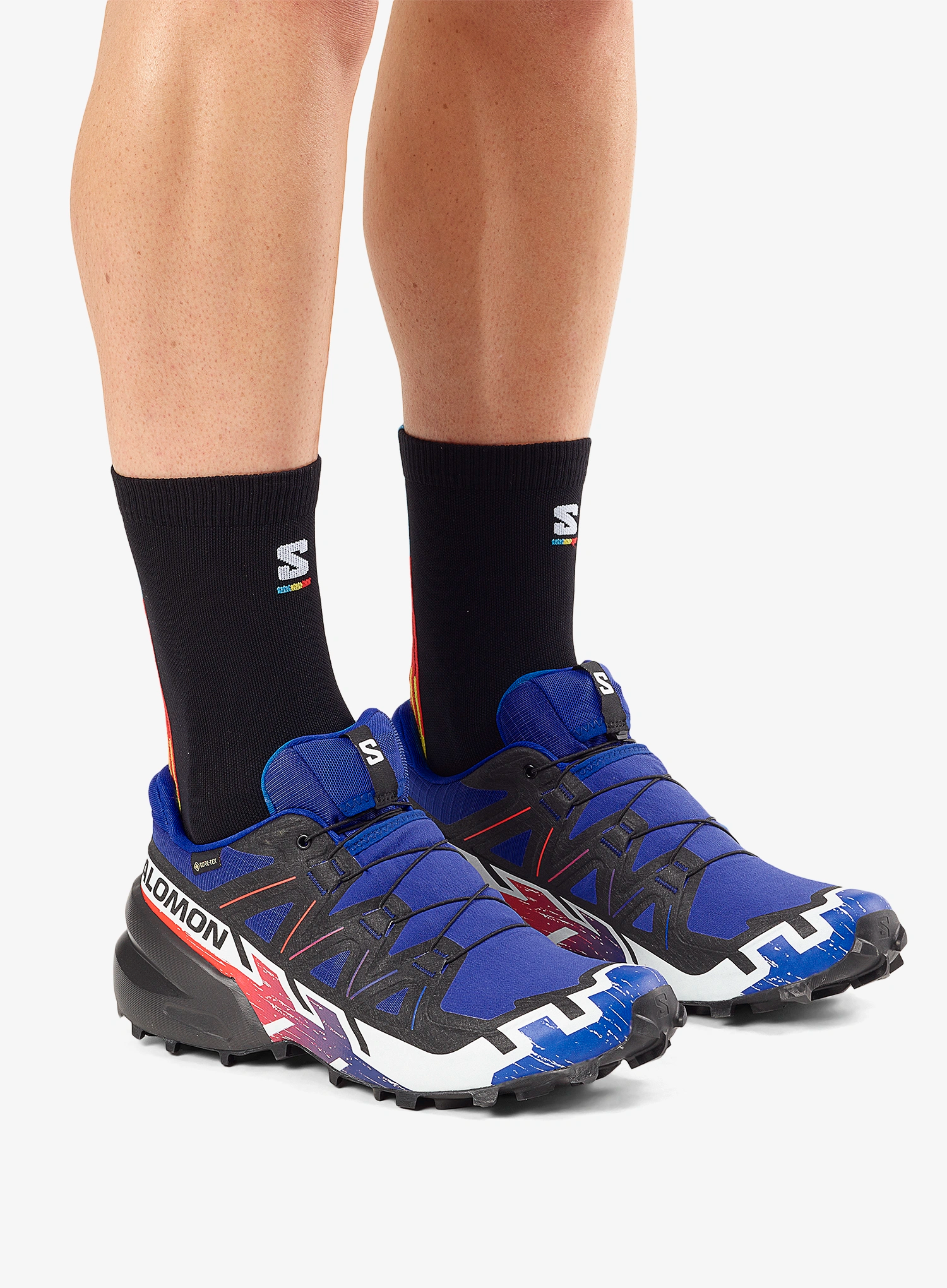 Tenisice za trail trčanje Salomon Speedcross 6 GTX Equipe - surf/red/white