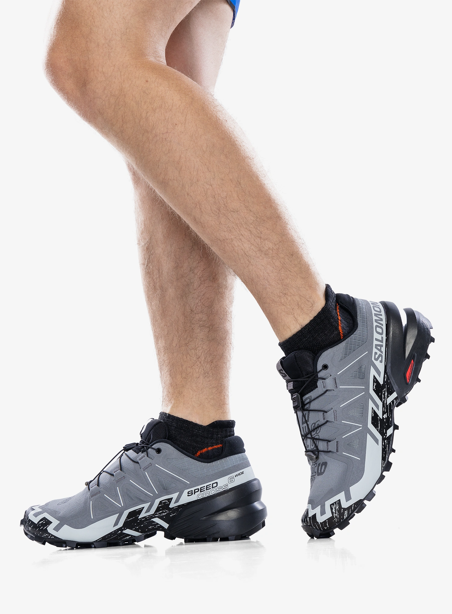 Tenisice za trail trčanje Salomon Speedcross 6 Wide - qush/black/pearl