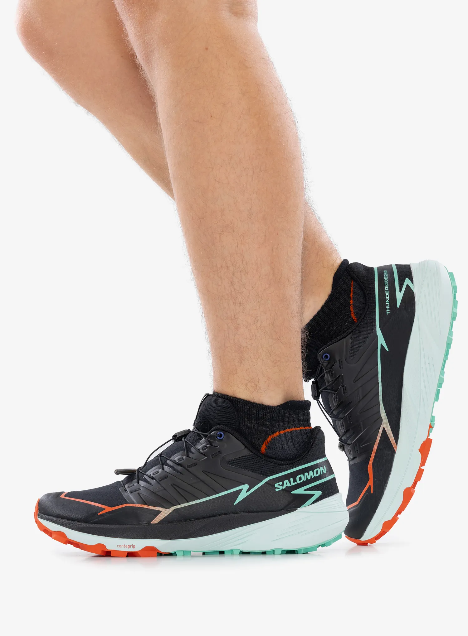 Tenisice za trail trčanje Salomon Thundercross - black/cherry/green