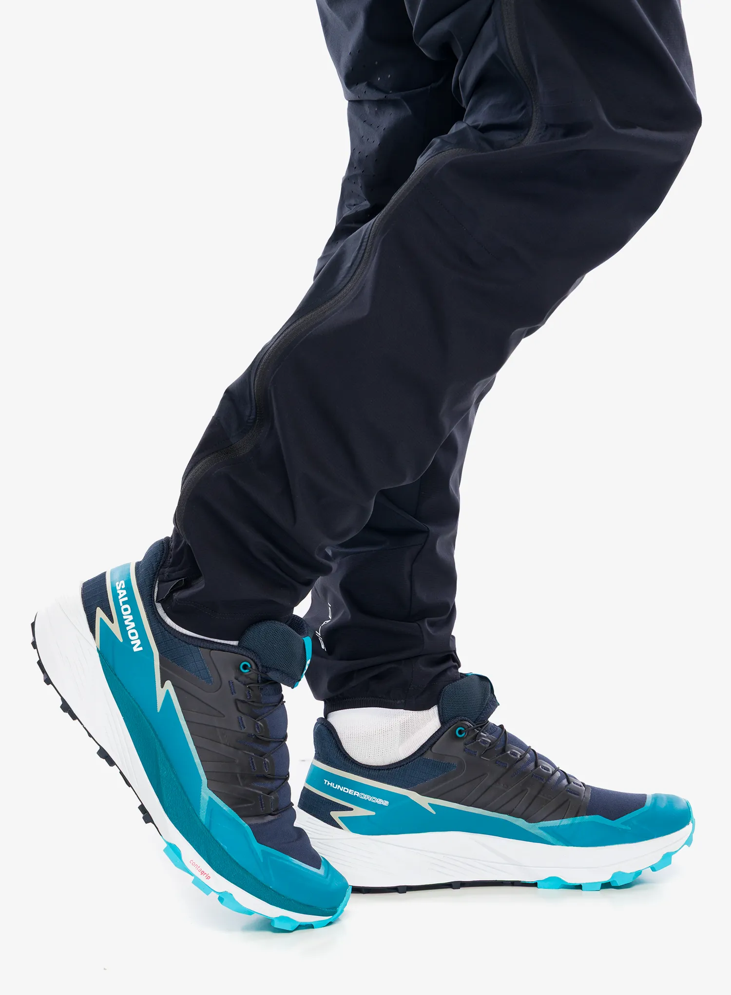 Tenisice za trail trčanje Salomon Thundercross - carbon/tide/blue