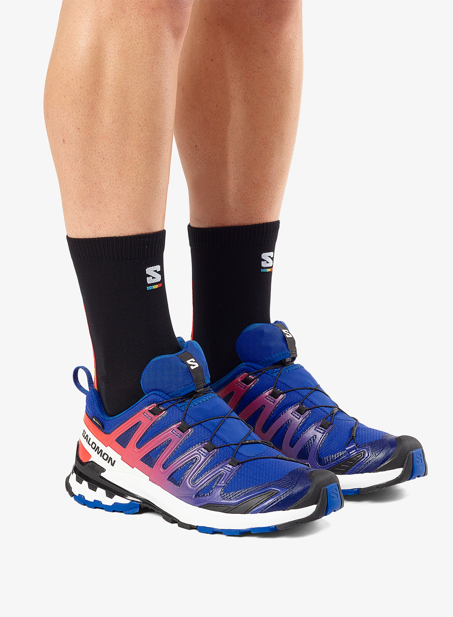 Tenisice za trail trčanje Salomon Xa Pro 3D V9 GTX Equipe - surf/red/white