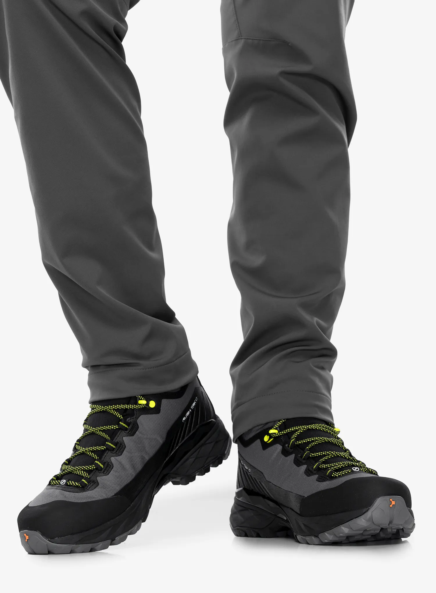 Visoke trekking cipele Scarpa Rush TRK LT GTX - gray/lime