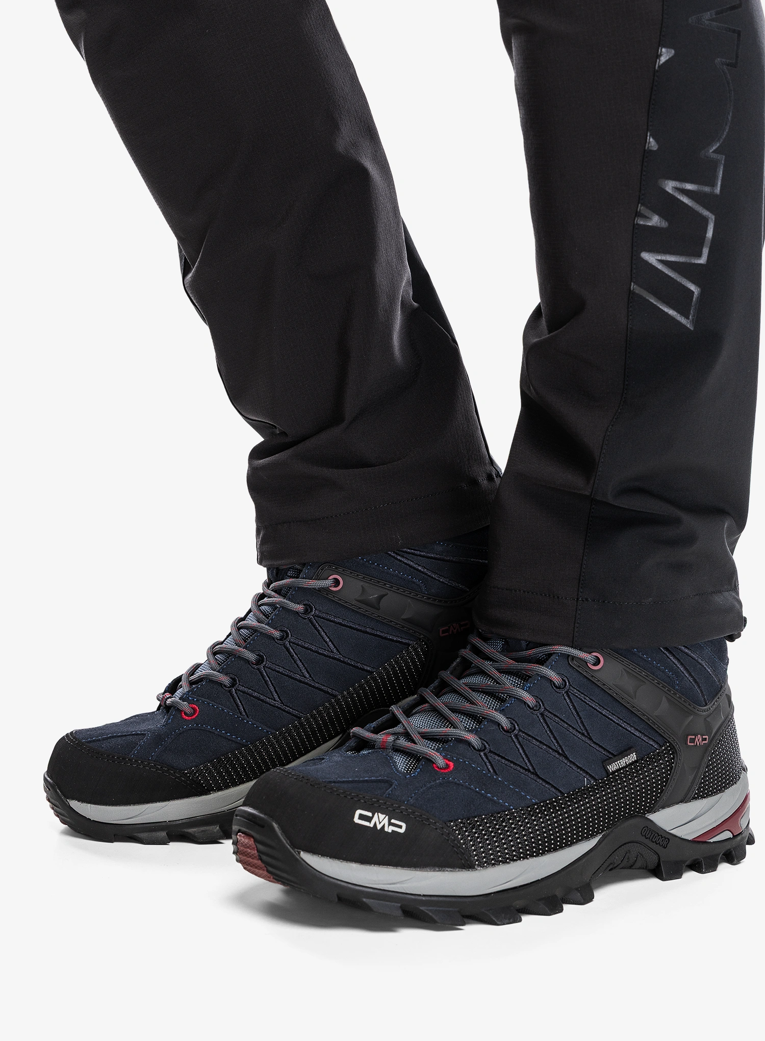 Muške planinarske cipele CMP Rigel Mid WP - asphalt/syrah
