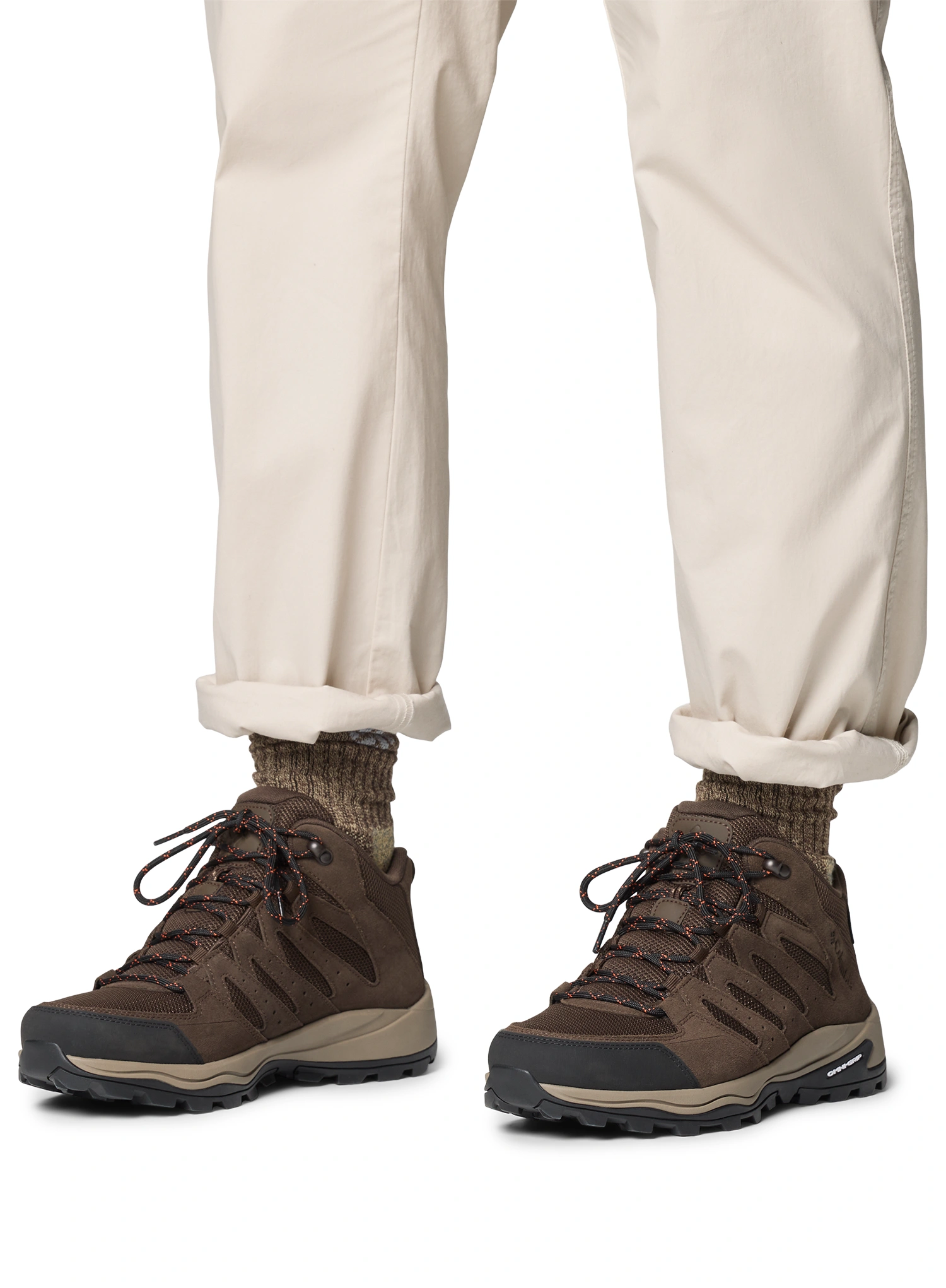 Planinarske cipele Columbia Redmond IV Mid Waterproof - cordovan/tangy orange