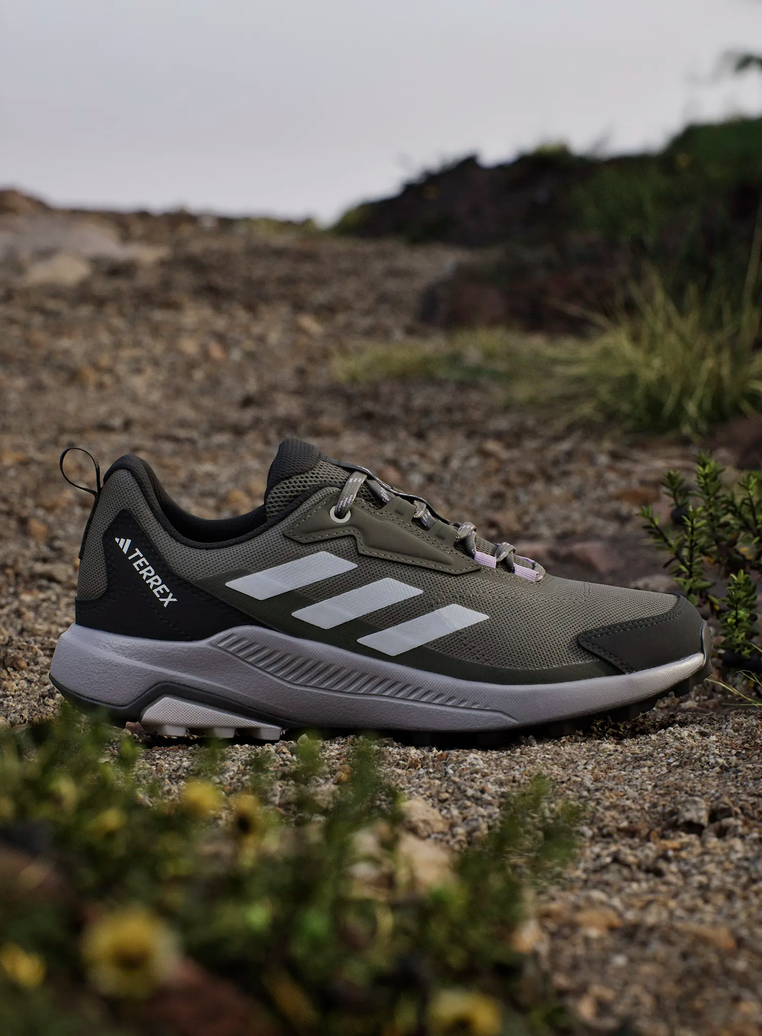 Ženske planinarske cipele adidas TERREX Anylander - olive strata/dash grey/n.cargo