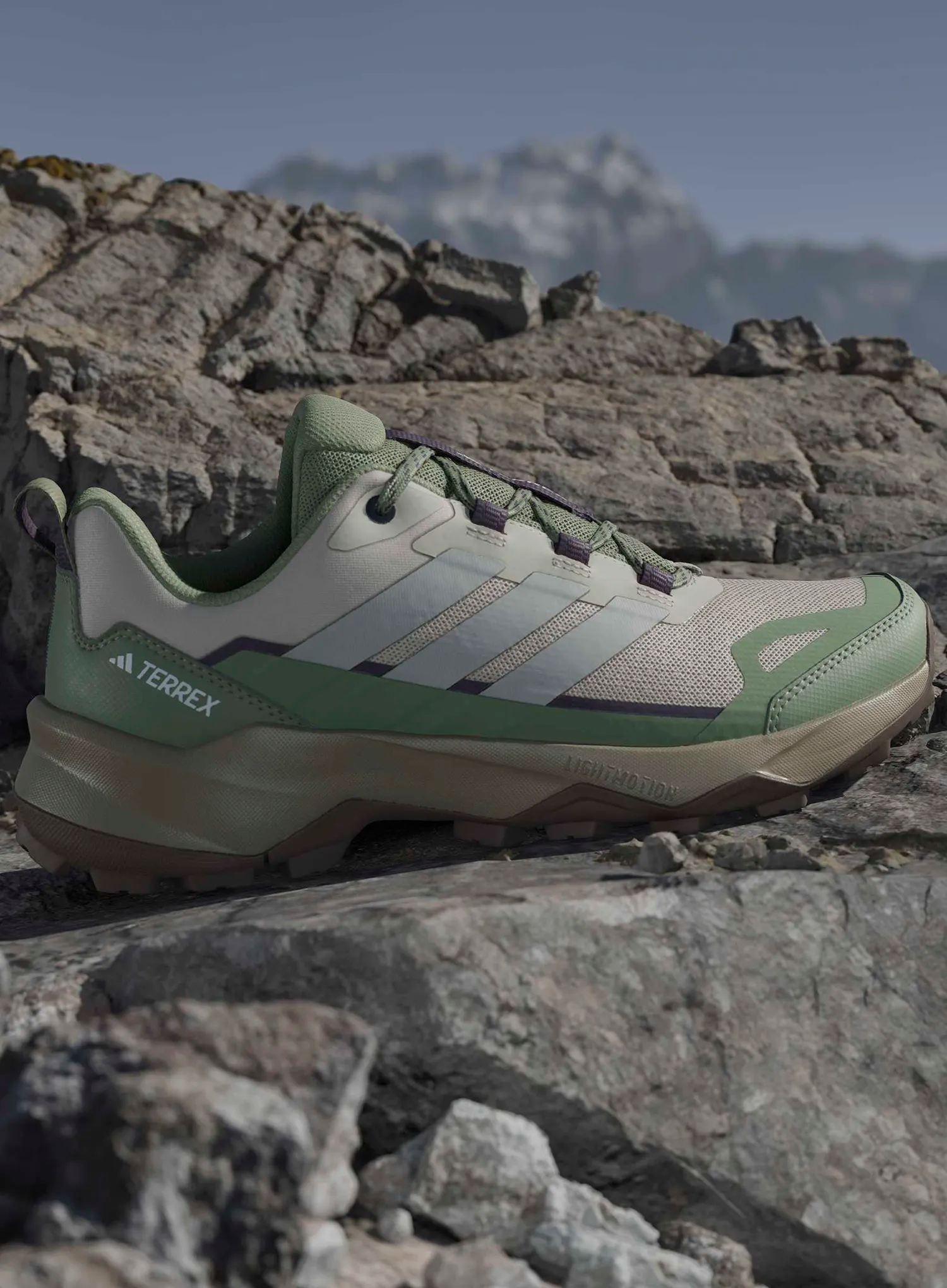 Ženske planinarske cipele adidas TERREX Skychaser AX5 - wonder alumina/grey two/green