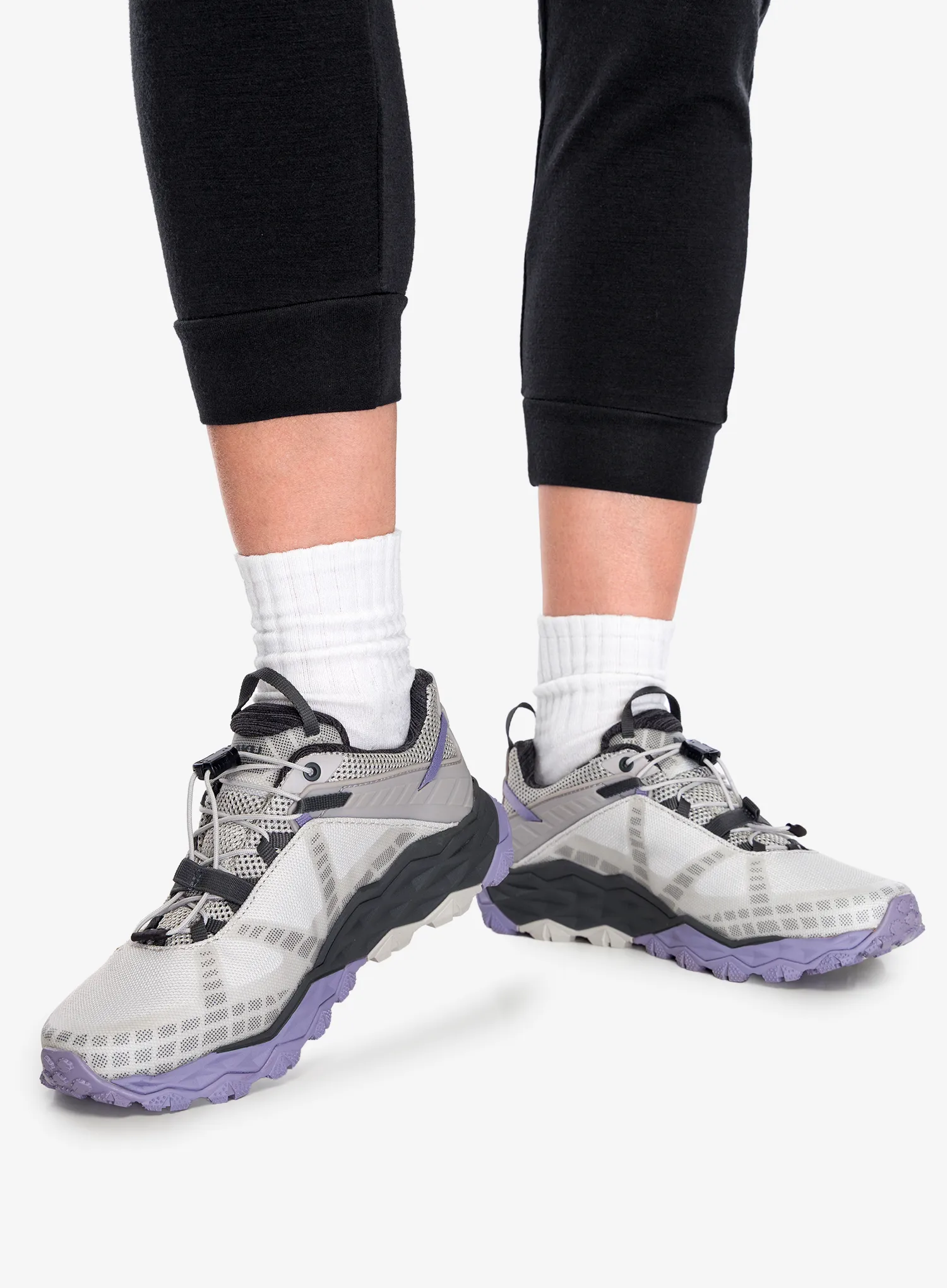 Ženske planinarske cipele AKU Flyrock GTX - light grey/violet