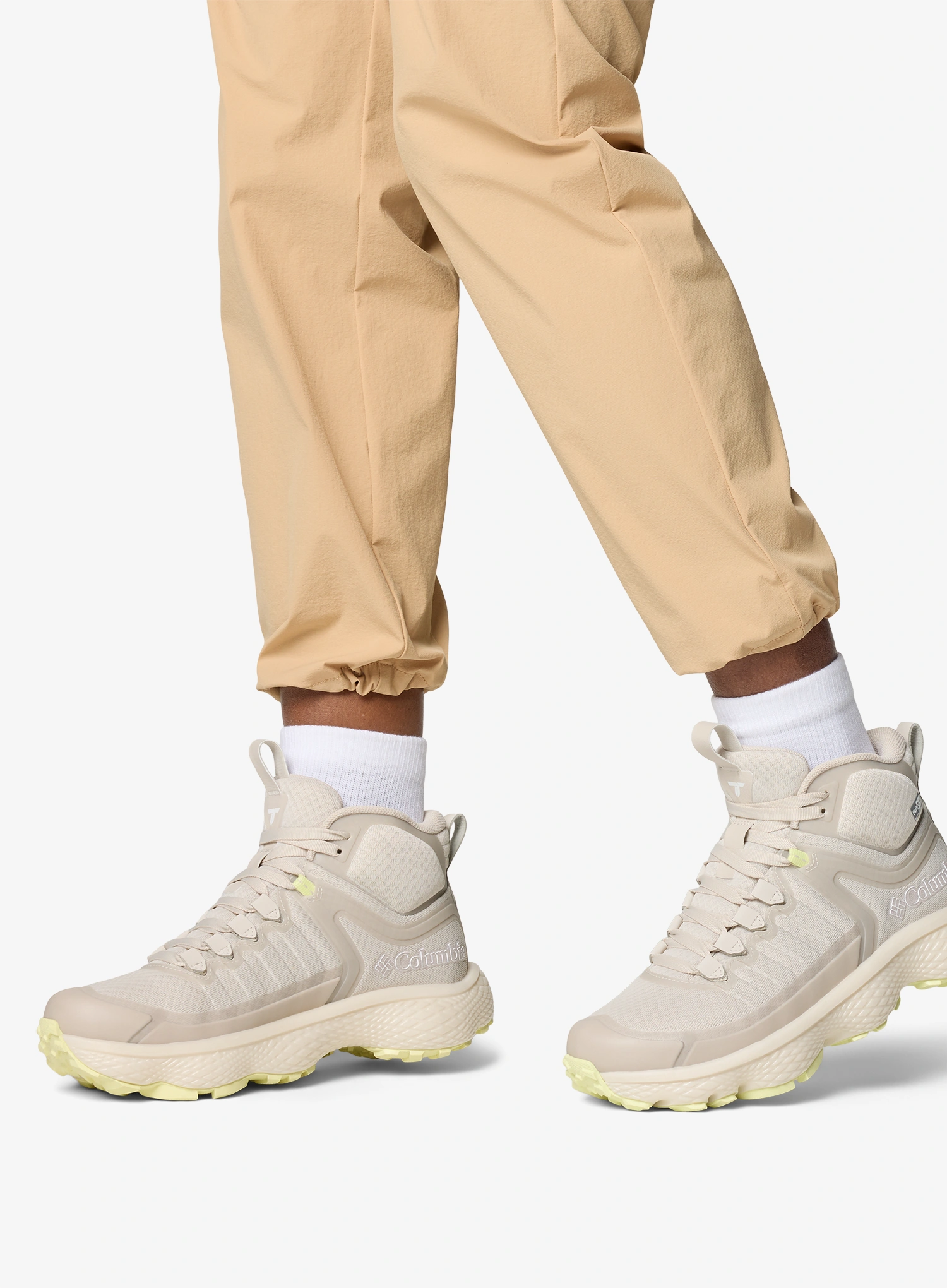 Ženske planinarske cipele Columbia Escape Thrive Titanium Mid Outdry - cloud grey/citron haze