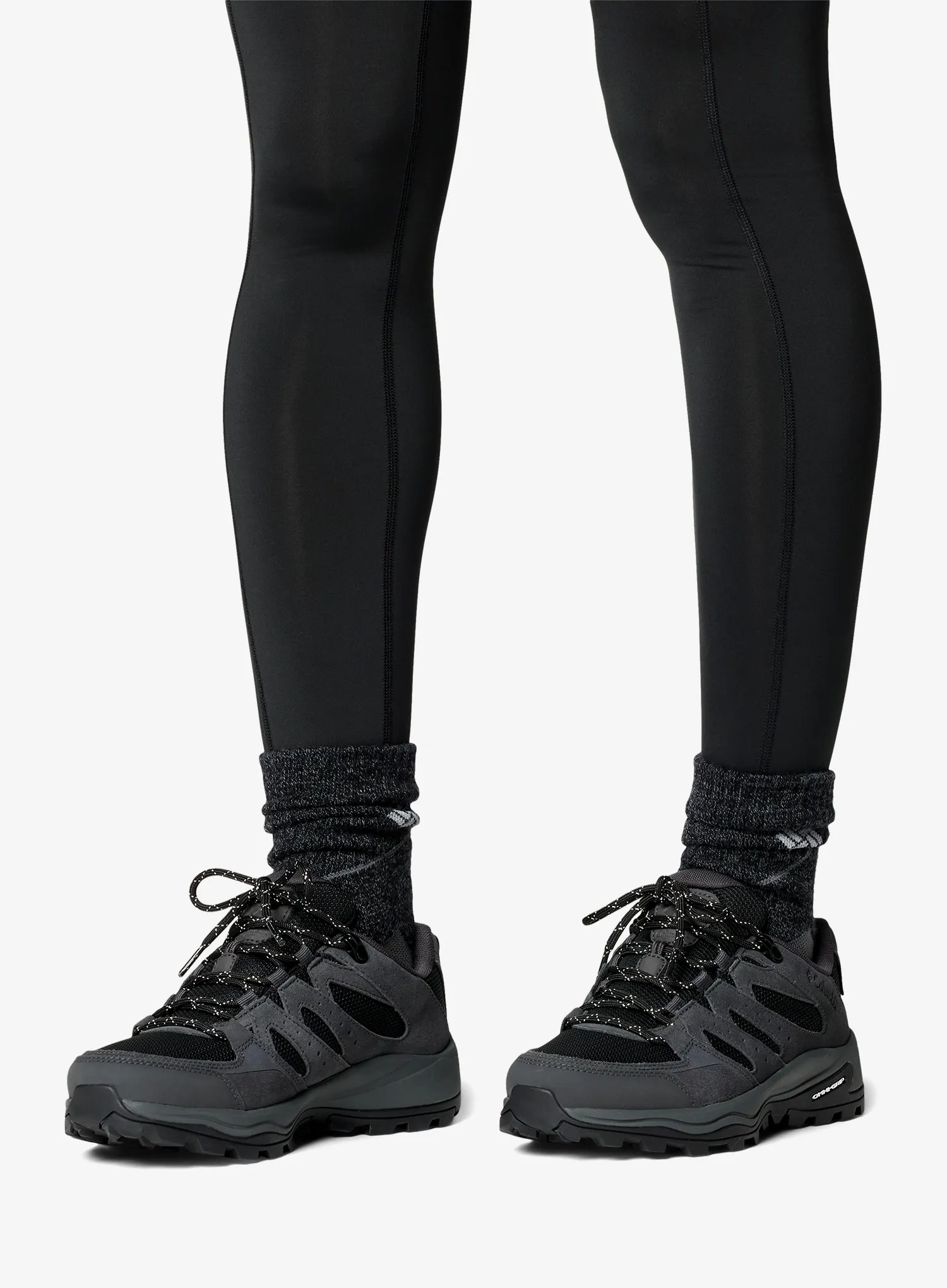 Ženske planinarske cipele Columbia Redmond IV Low Waterproof - black/citron haze