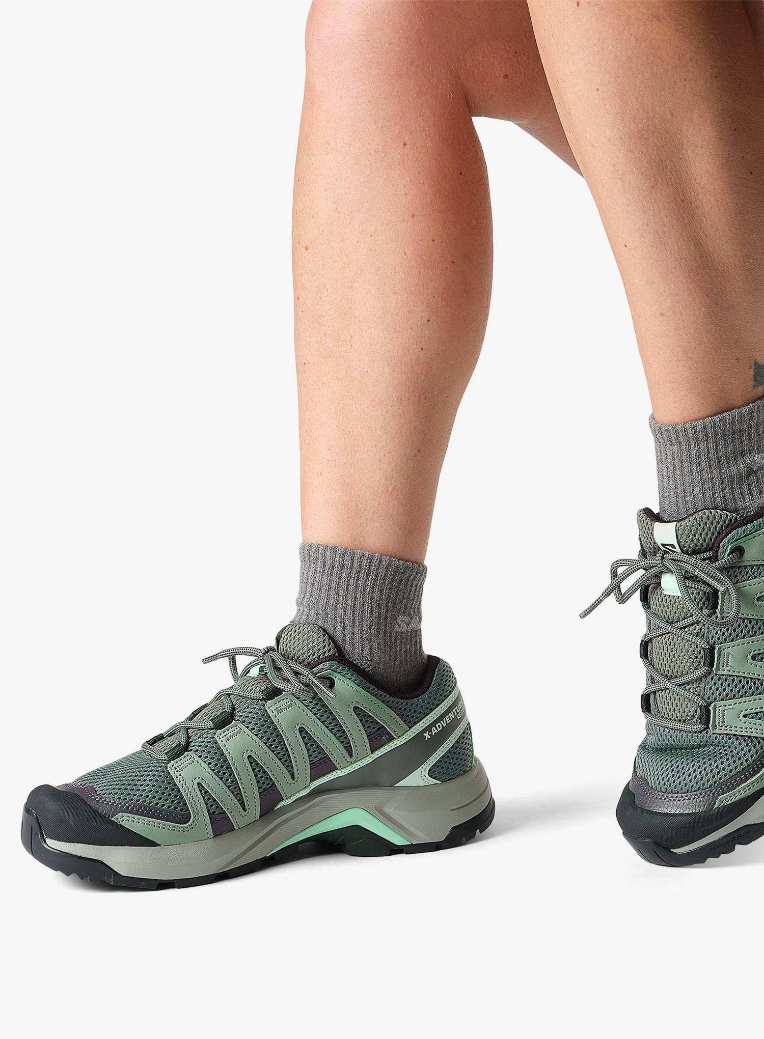 Ženske planinarske cipele Salomon X-Adventure Recon - sage/green/bay
