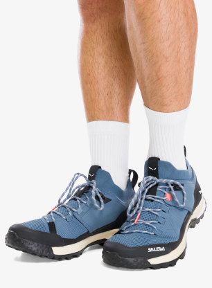 Niske planinarske cipele Salewa Puez 2 Knit Ptx - java blue/black