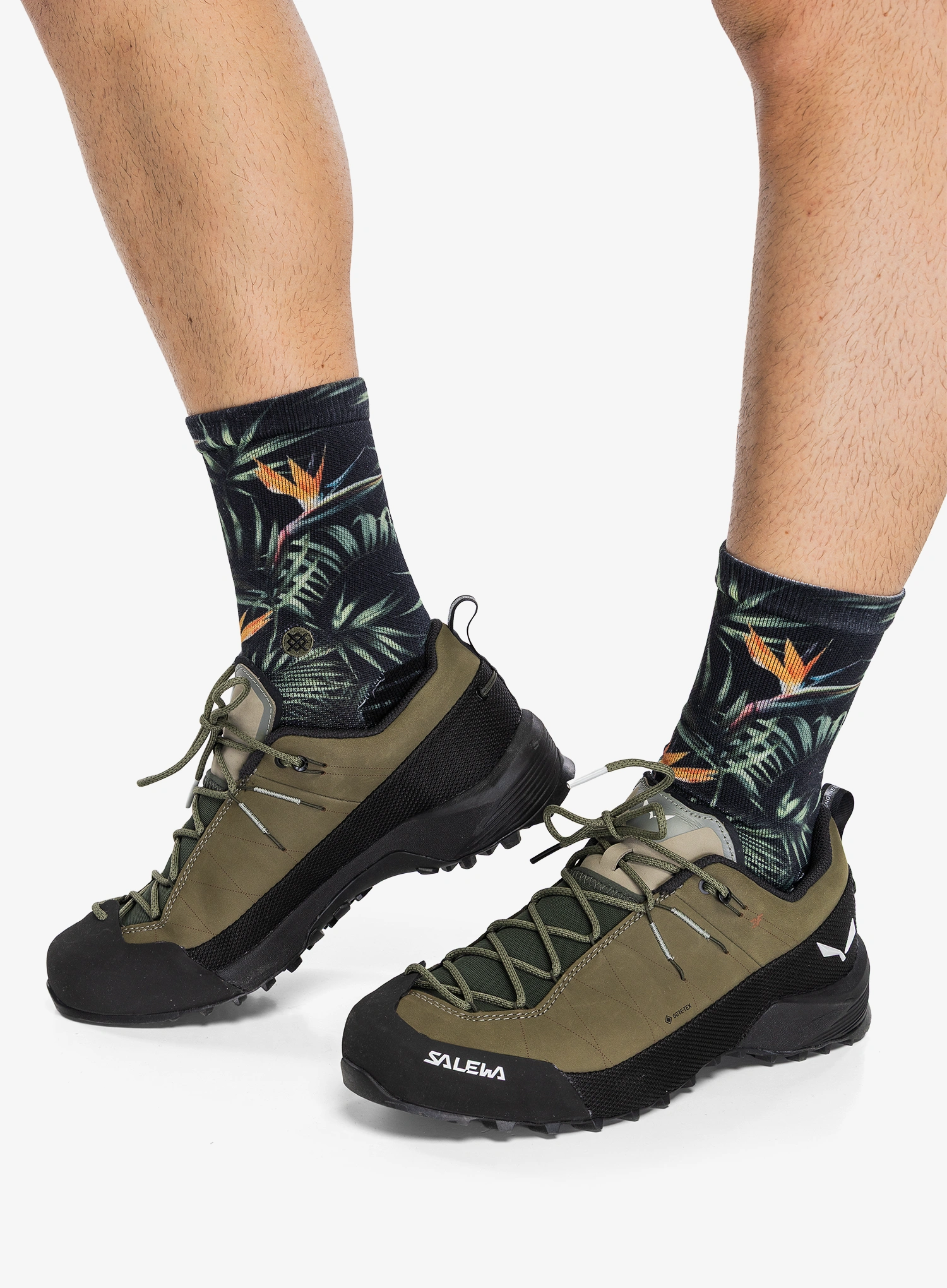 Planinarske cipele Salewa Wildfire Leather 2 GTX - faded green/black