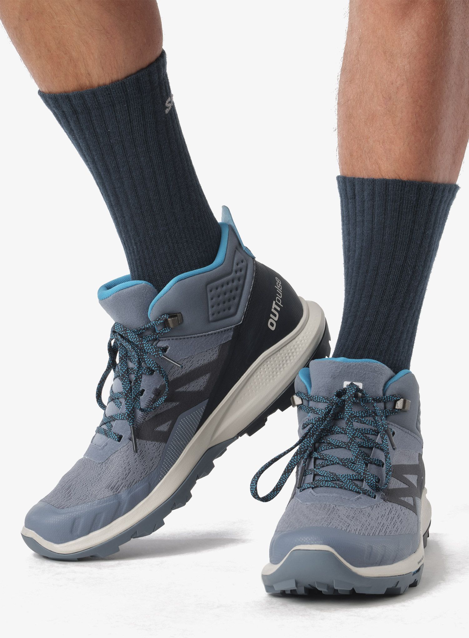 Planinarske cipele Salomon Outpulse Mid GTX - china blue/carbon