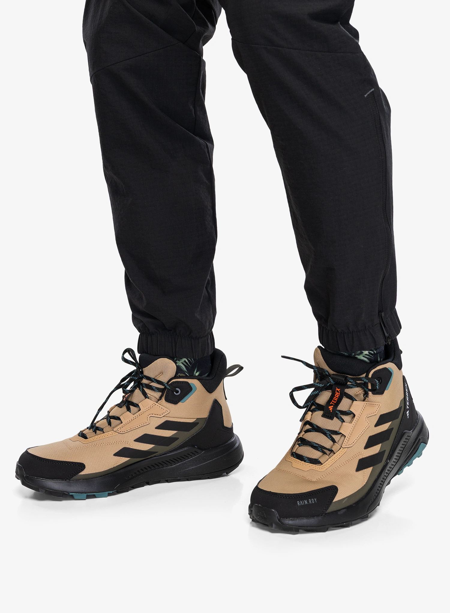 Visoke planinarske cipele adidas TERREX Anylander Mid RAIN.RDY - cardboard/core blk/shad olive