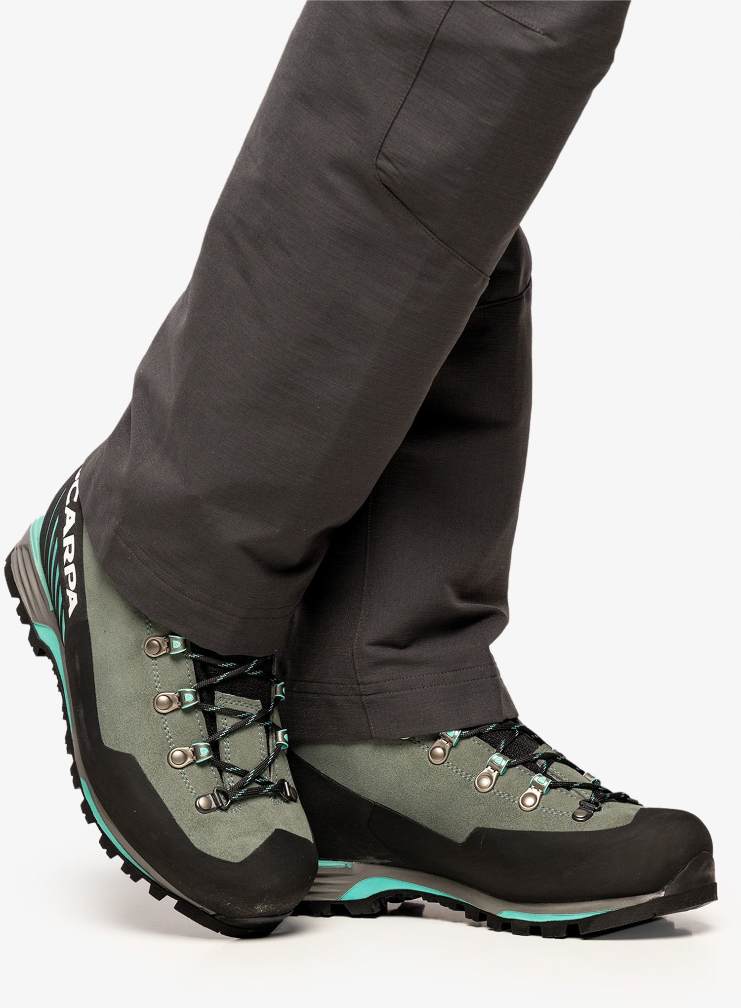 Ženske alpinističke cipele Scarpa Manta Tech GTX - conifer/green blue