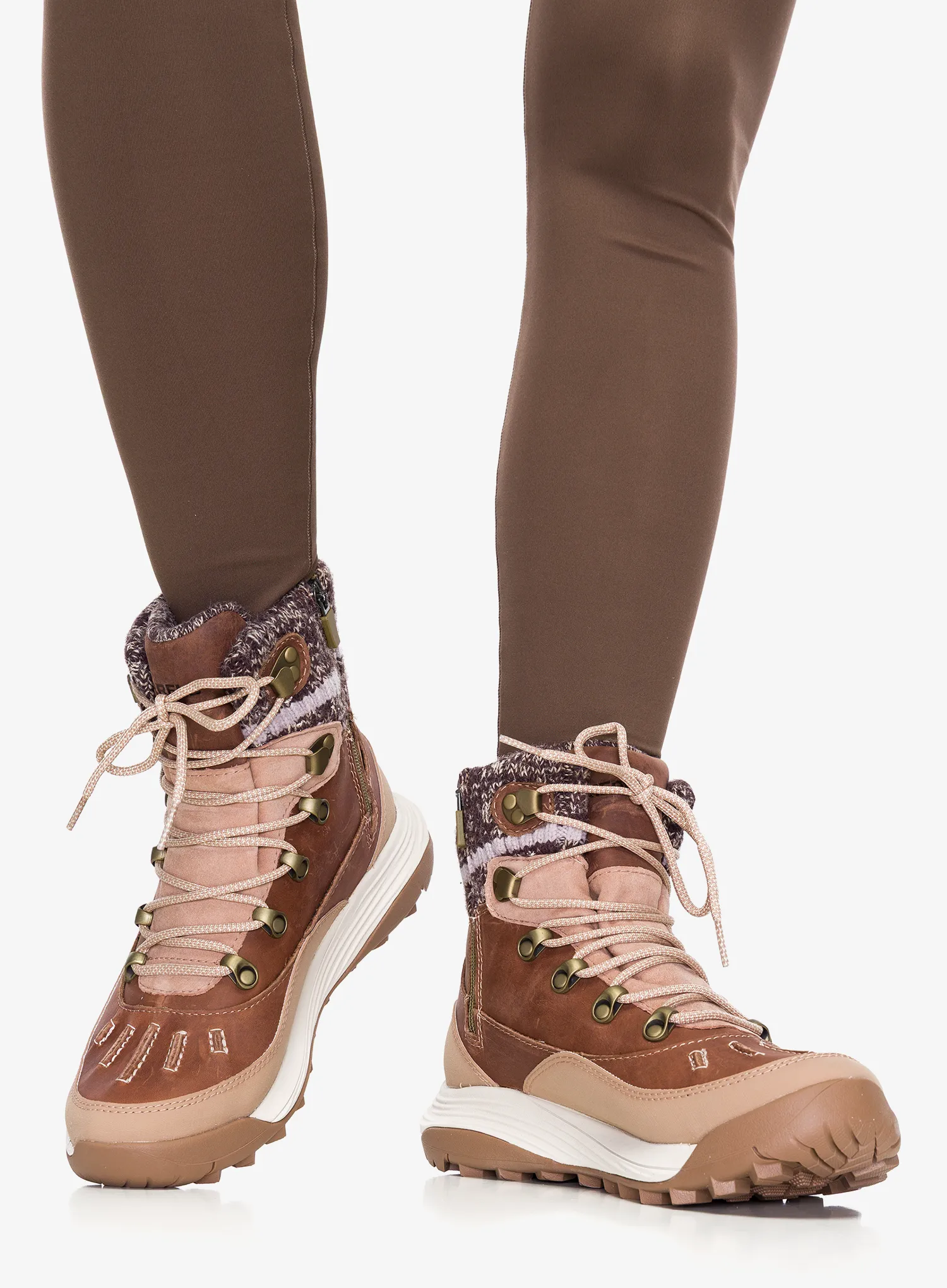 Ženske zimske cipele Merrell Siren 4 Thermo Mid Zip WP - hazel