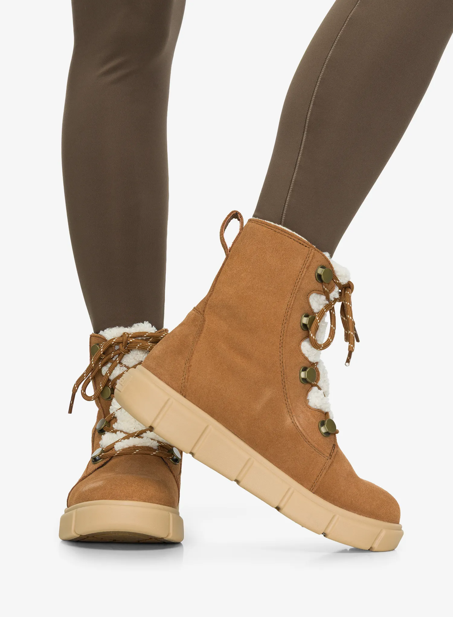 Ženske zimske cipele Sorel  Explorer III Joan Cozy WP - velvet tan/canoe