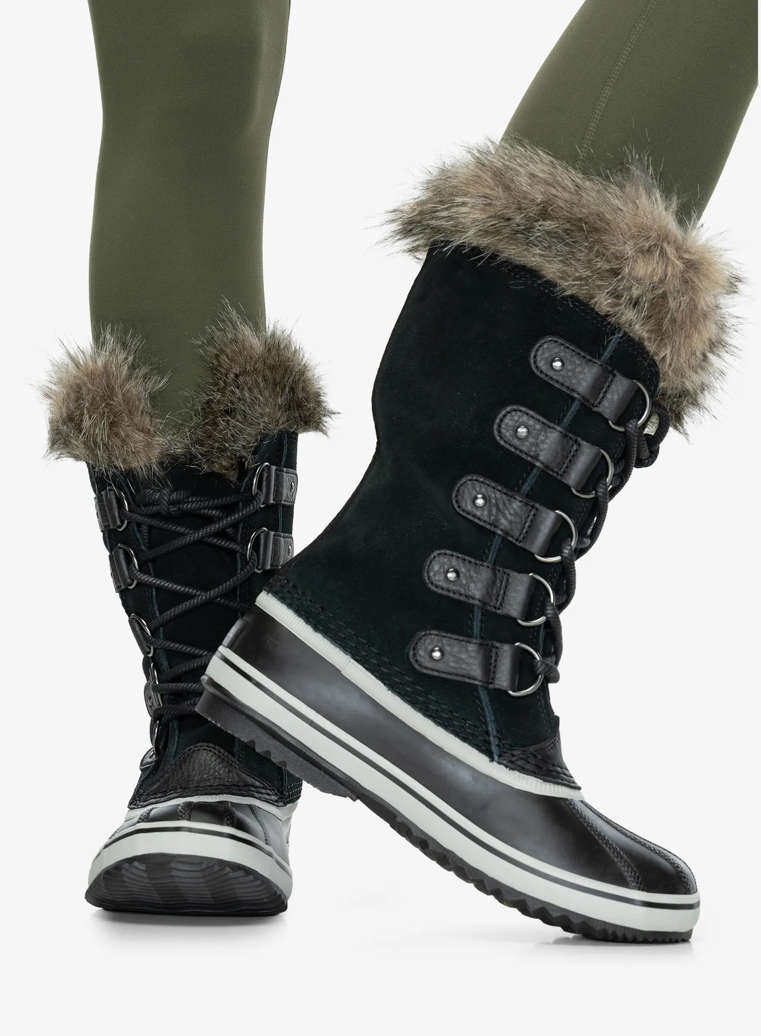 Ženske zimske cipele Sorel Joan Of Arctic Boot WP - black/quarry