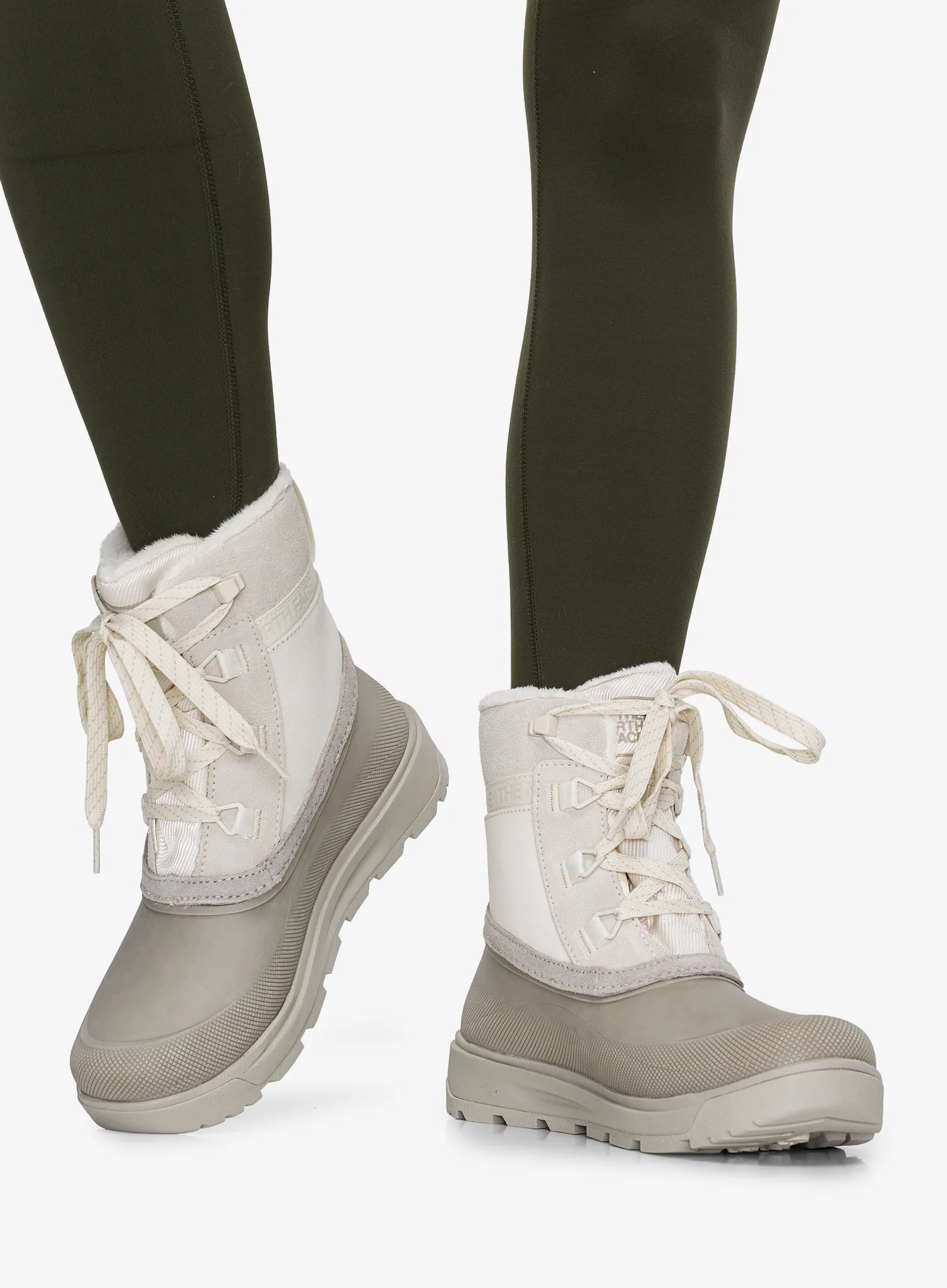 Ženske zimske cipele The North Face Shellista V Shorty WP - white dune/soapstone