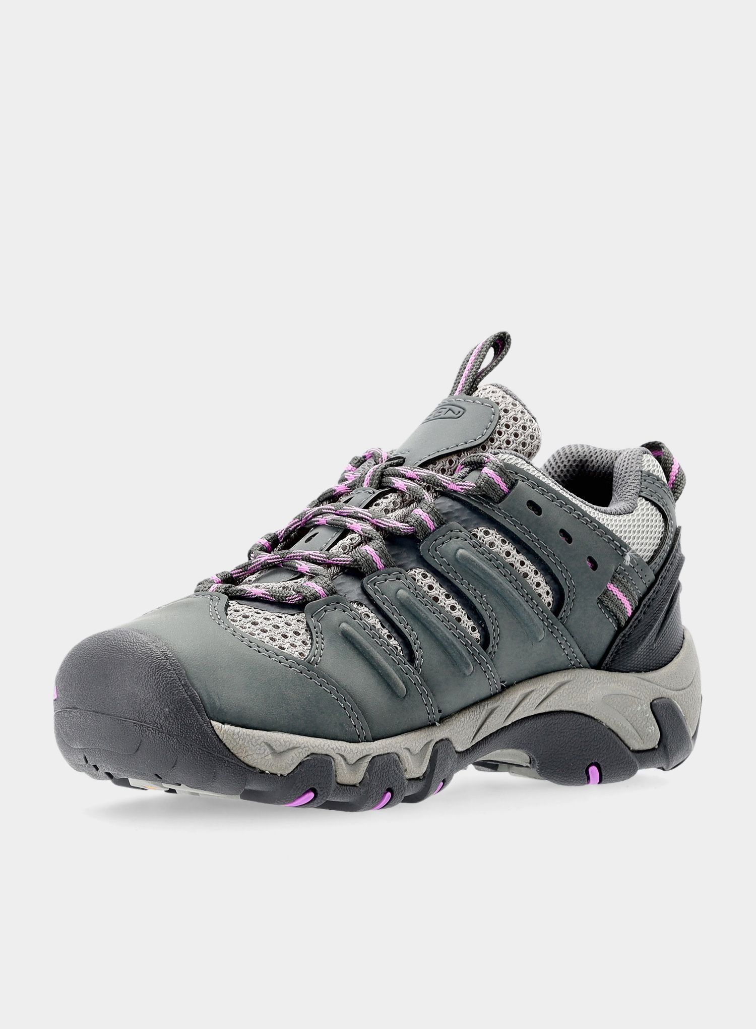 Ženske planinarske cipele Keen Koven WP - steel grey/african violet