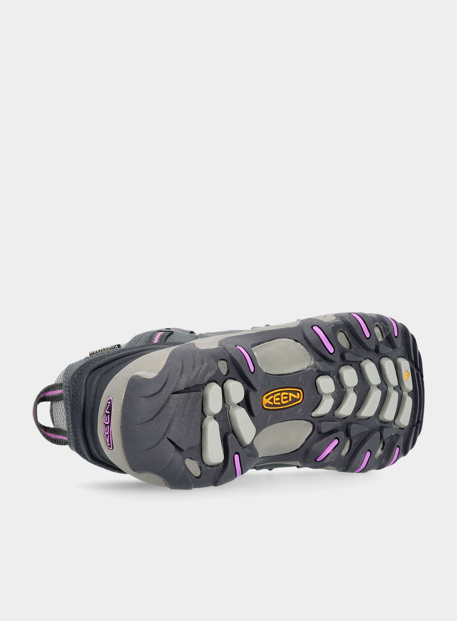 Ženske planinarske cipele Keen Koven WP - steel grey/african violet