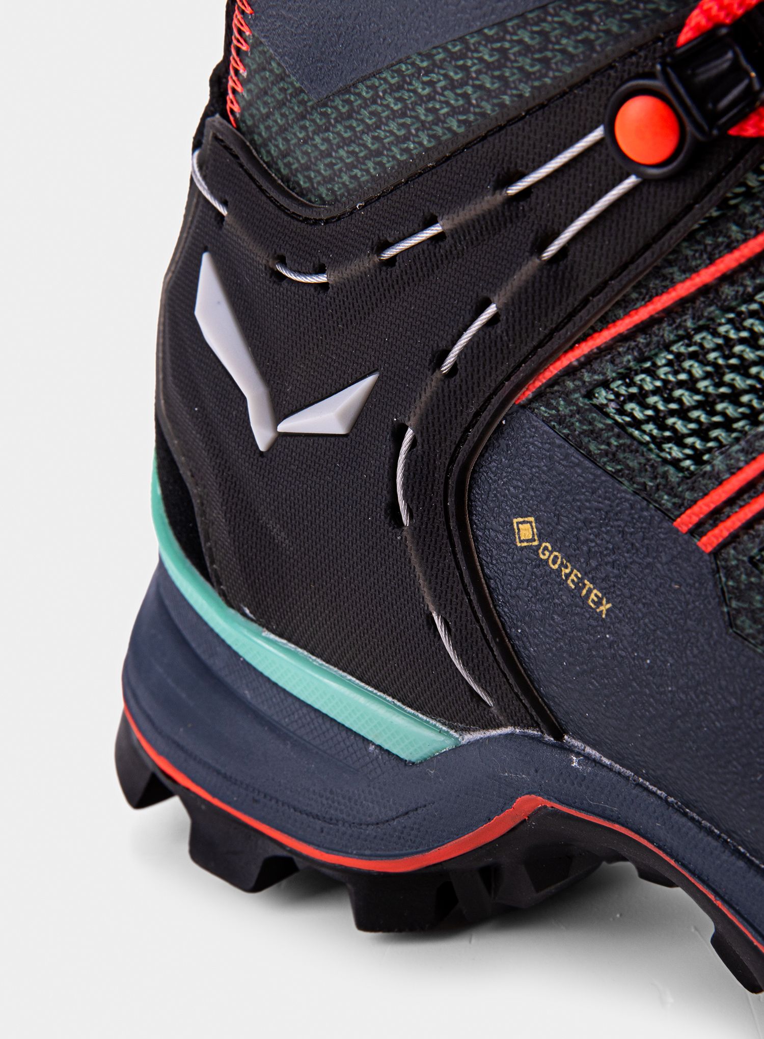 Ženske cipele Salewa Mountain Trainer Lite Mid GTX - feld green/fluo coral
