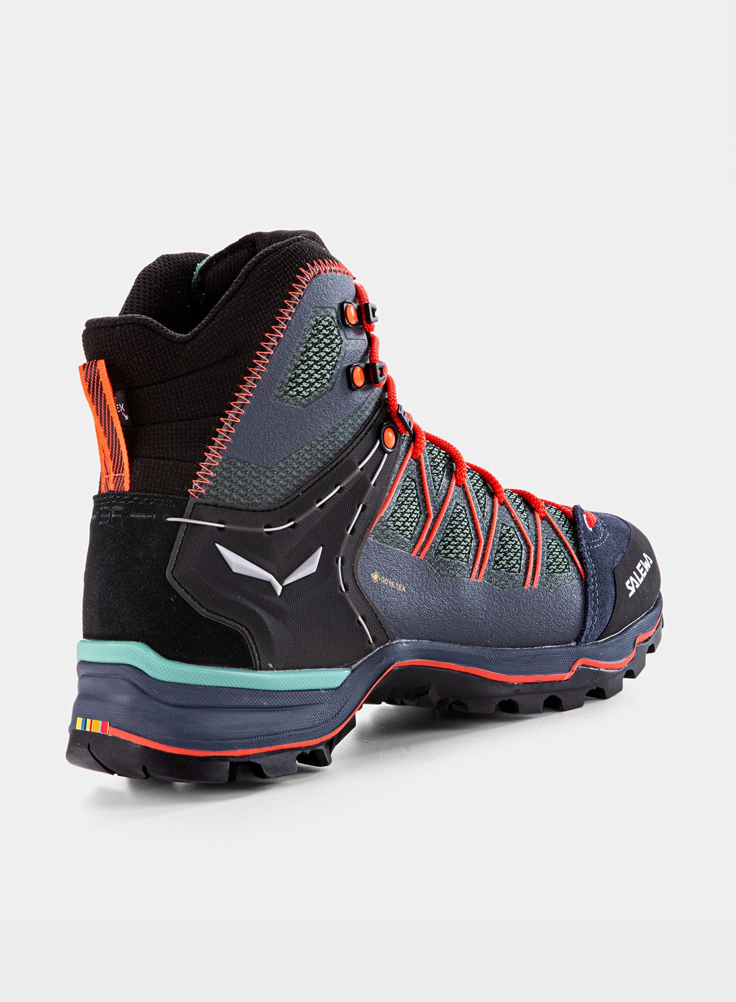 Ženske cipele Salewa Mountain Trainer Lite Mid GTX - feld green/fluo coral