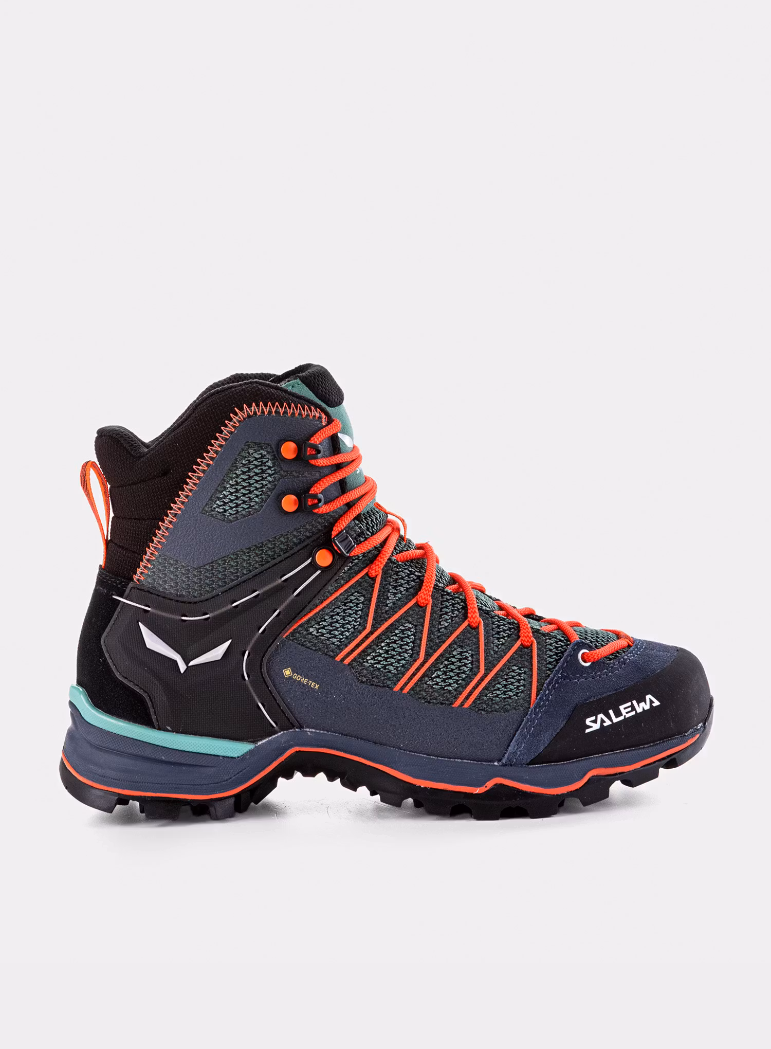 Ženske cipele Salewa Mountain Trainer Lite Mid GTX - feld green/fluo coral