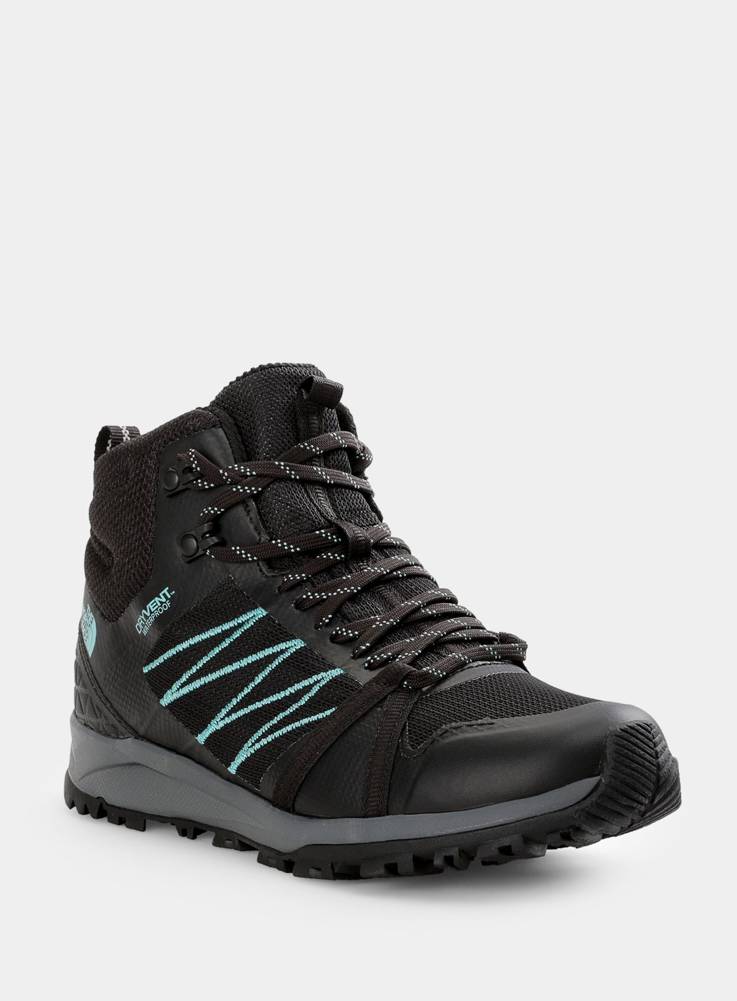Ženske cipele The North Face Litewave Fastpack II Mid Wp - tnf black/aqua splash