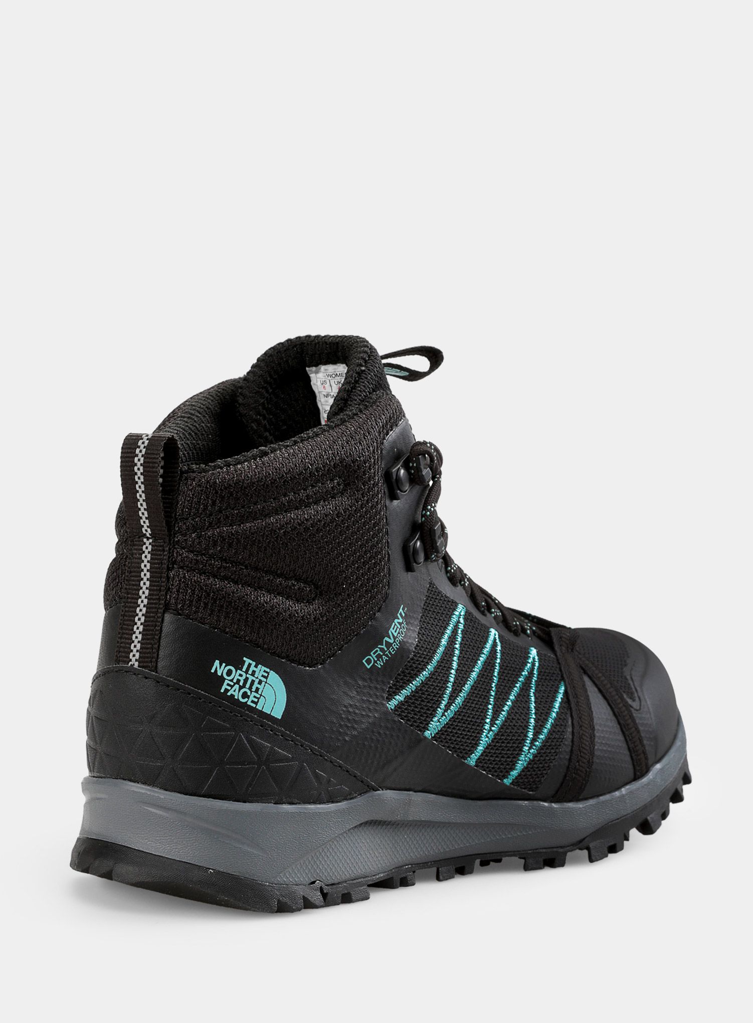 Ženske cipele The North Face Litewave Fastpack II Mid Wp - tnf black/aqua splash