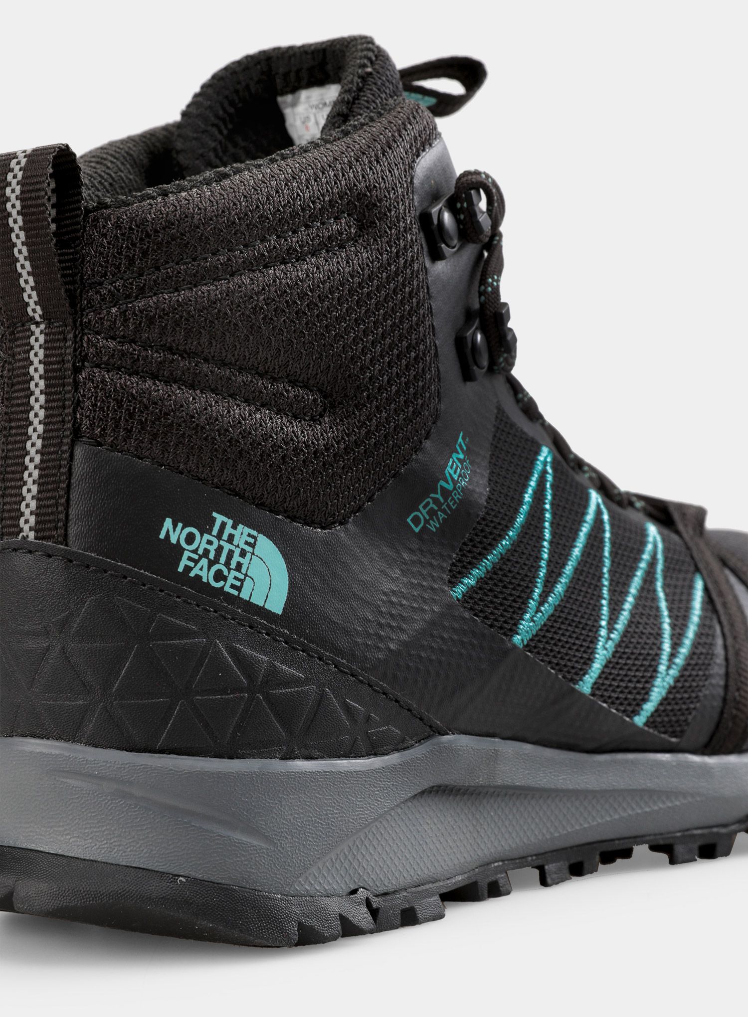 Ženske cipele The North Face Litewave Fastpack II Mid Wp - tnf black/aqua splash