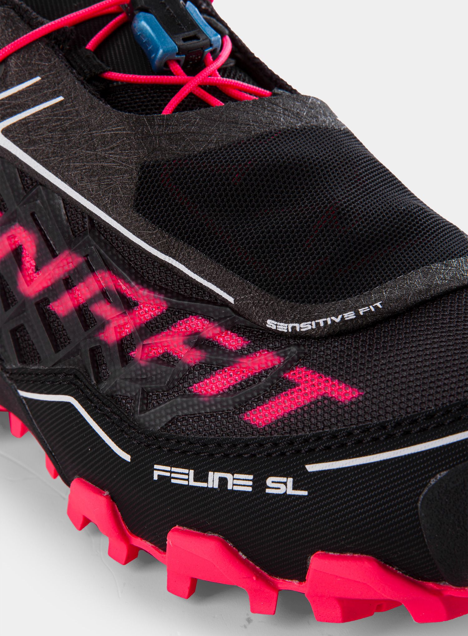 Ženske tenisice za trčanje Dynafit Feline SL - black/fluo pink