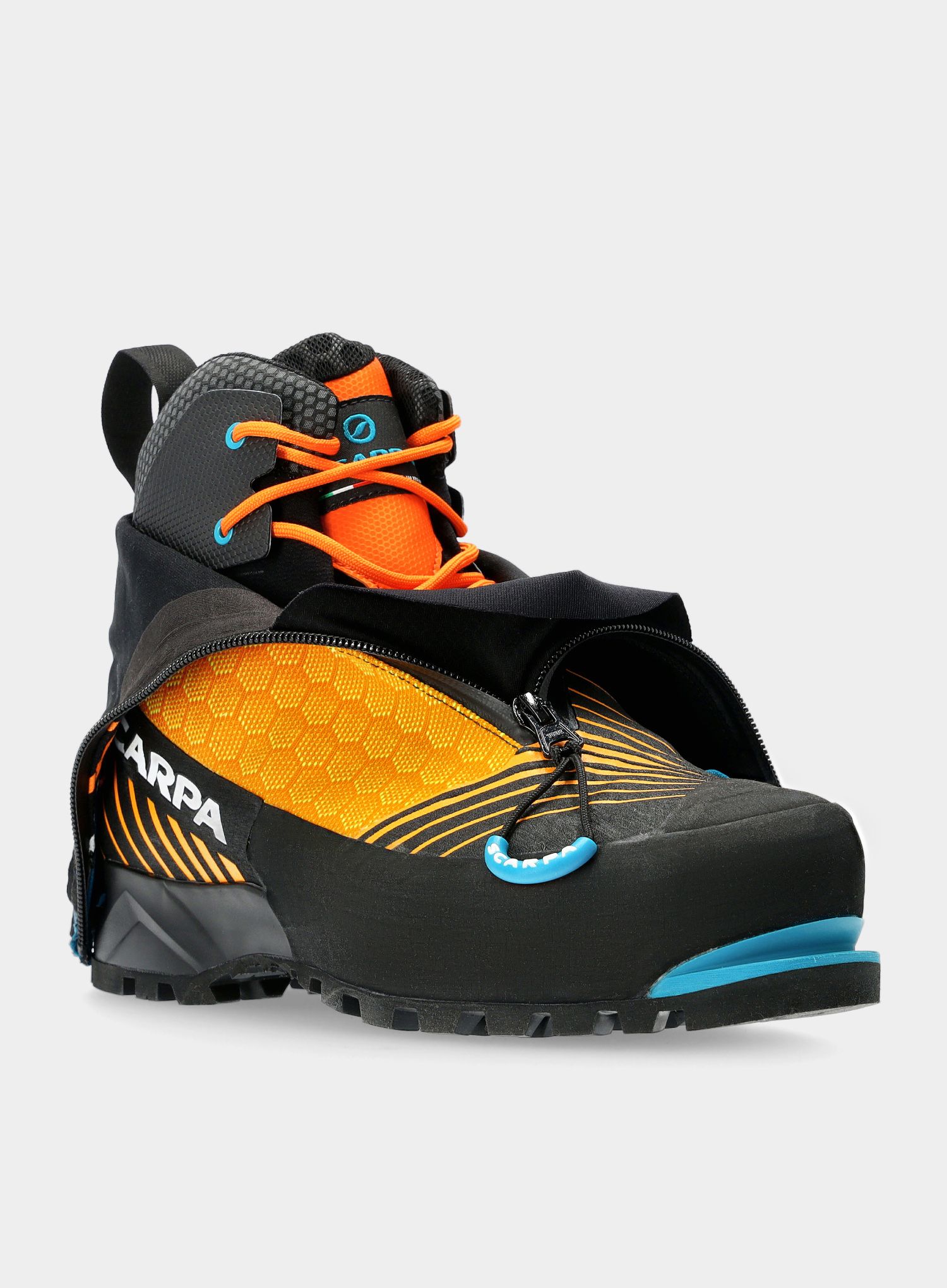 Cipele za automatske dereze Scarpa Phantom Tech - black/bright orange