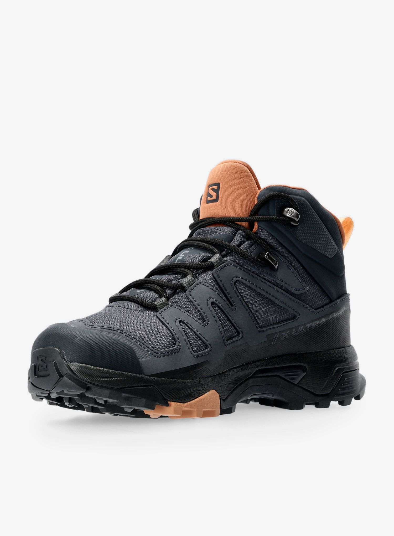Ženske GORE TEX cipele Salomon X Ultra 4 Mid GTX - ebony/mocha mousse